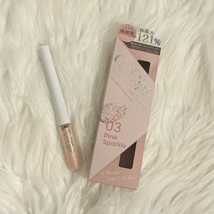 グリッター イルミネーションライナー R 03 ピンクスパークル/CipiCipi/リキッドアイライナーの画像