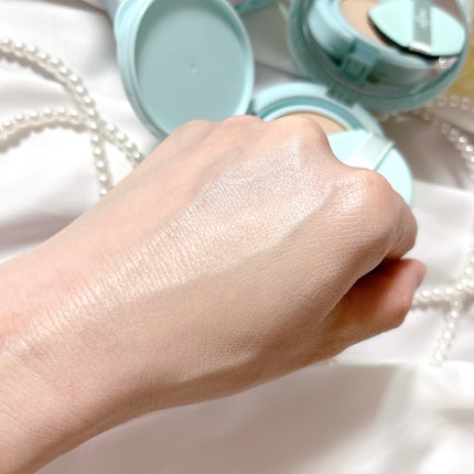 Glow me mesh cushion /Likebel/クッションファンデーションを使ったクチコミ(5枚目)