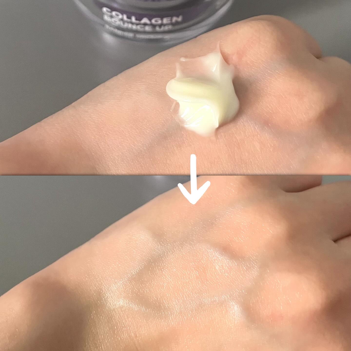 コラーゲンバウンスアップバリアクリーム/SNP/フェイスクリームを使ったクチコミ（2枚目）