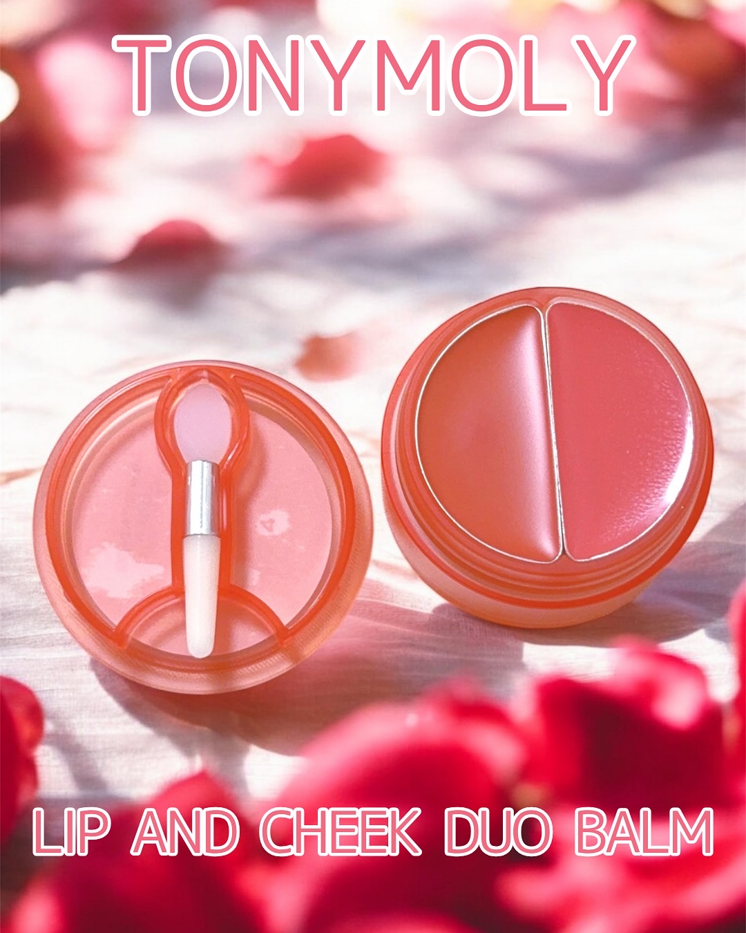 チークトーン リップ＆チーク デュオバーム/TONYMOLY/口紅を使ったクチコミ（2枚目）