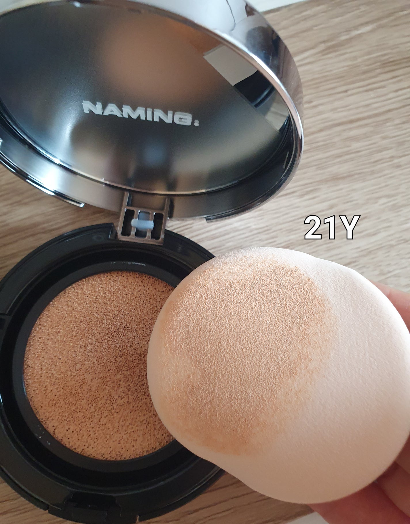 ネーミング レイヤード フィットクッション/NAMING./クッションファンデーションを使ったクチコミ(2枚目)