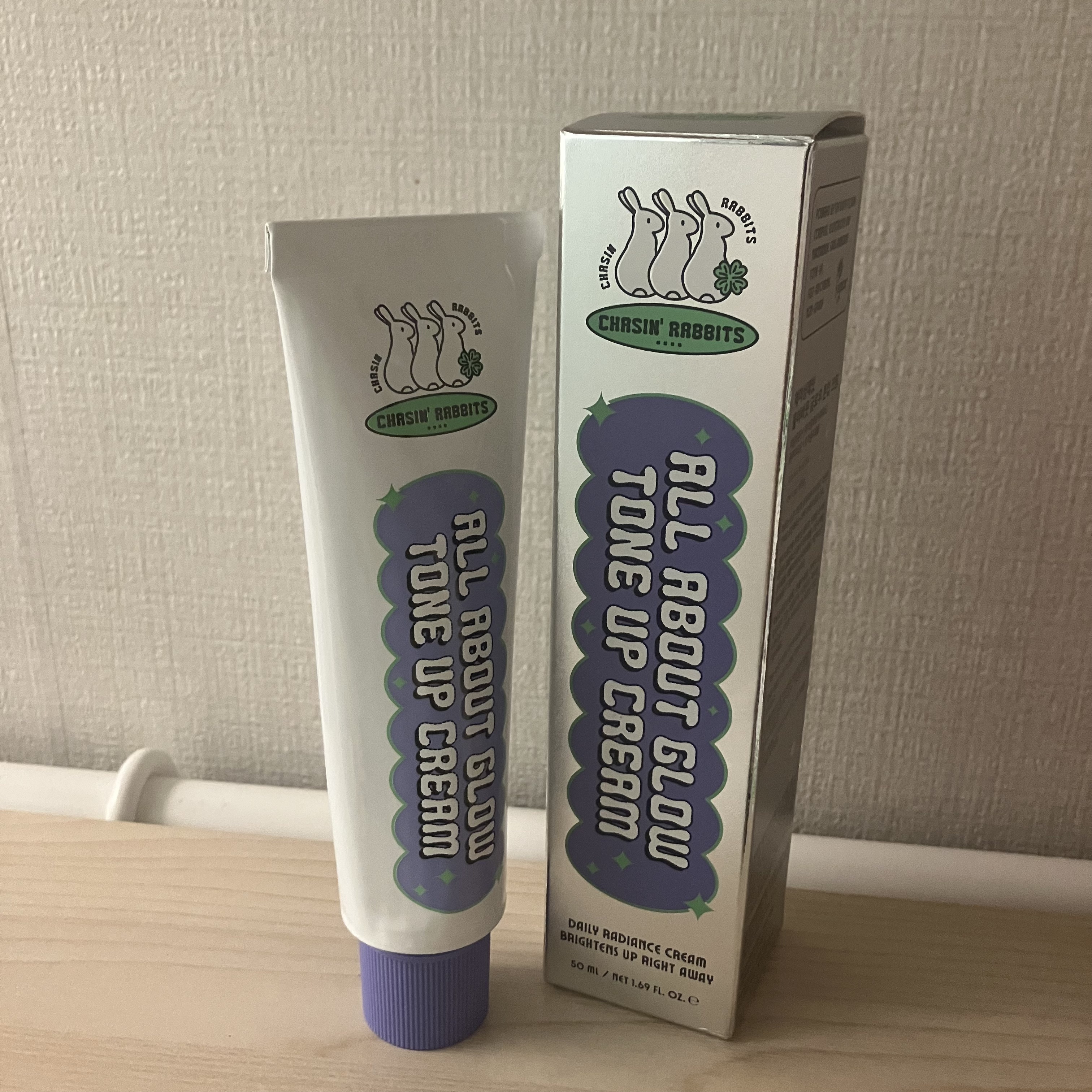 オールアバウトグロウトーンアップクリーム/CHASIN'RABBITS/化粧下地を使ったクチコミ（1枚目）