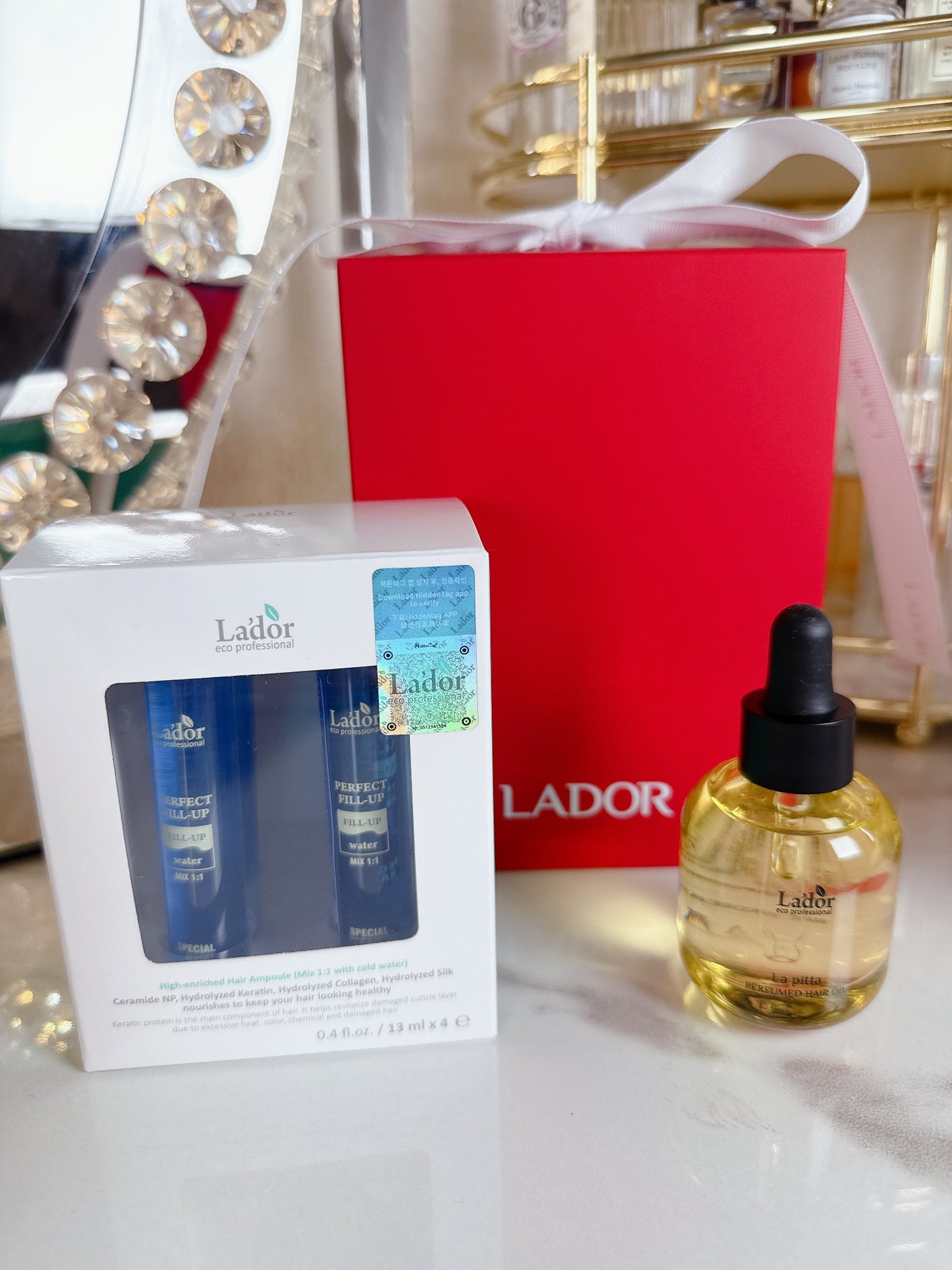 PERFECT HAIR FILL-UP/La'dor/洗い流すヘアトリートメントを使ったクチコミ(1枚目)