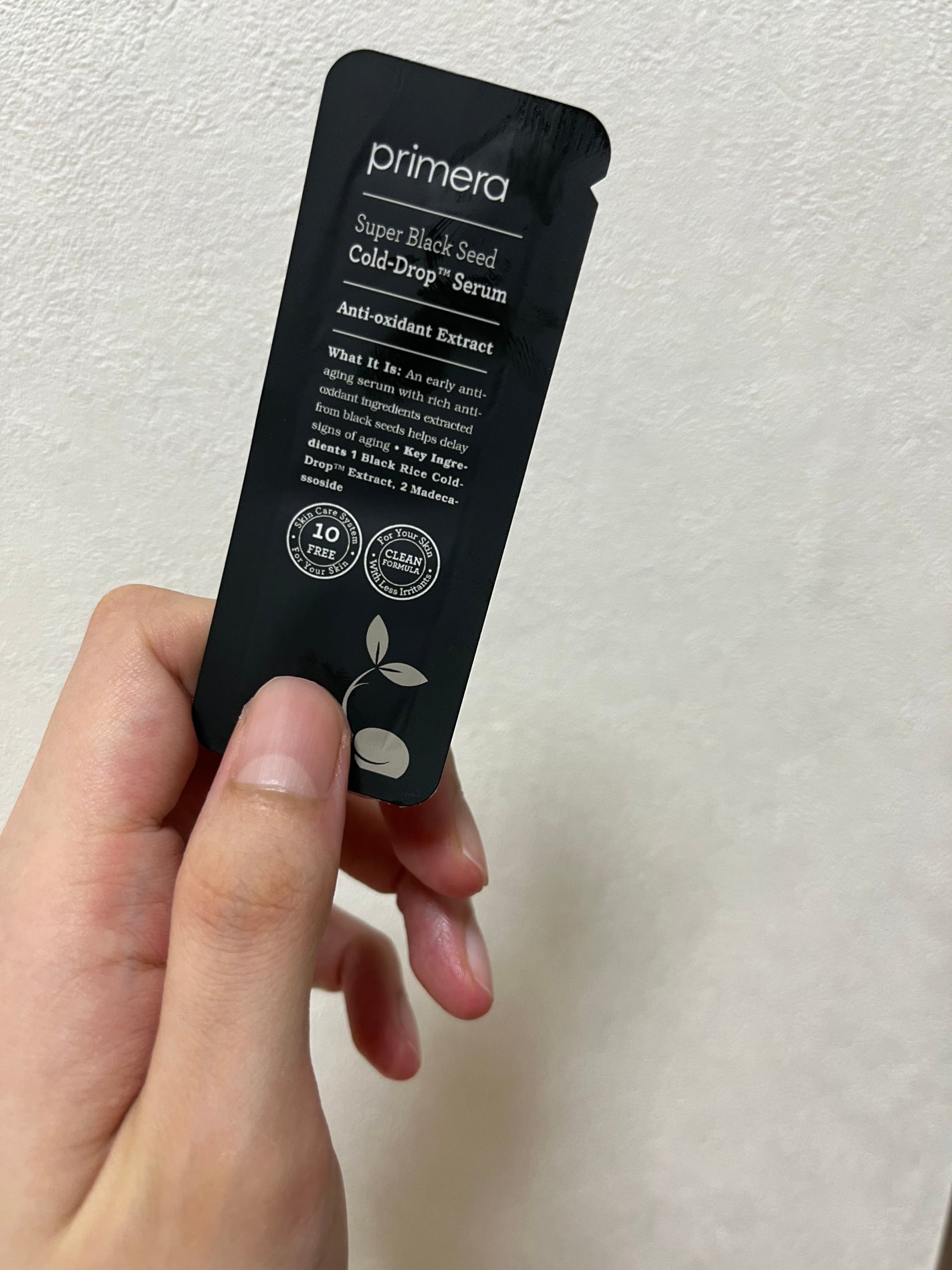スーパーブラックシードコールドドロップセラム/primera/美容液を使ったクチコミ(1枚目)