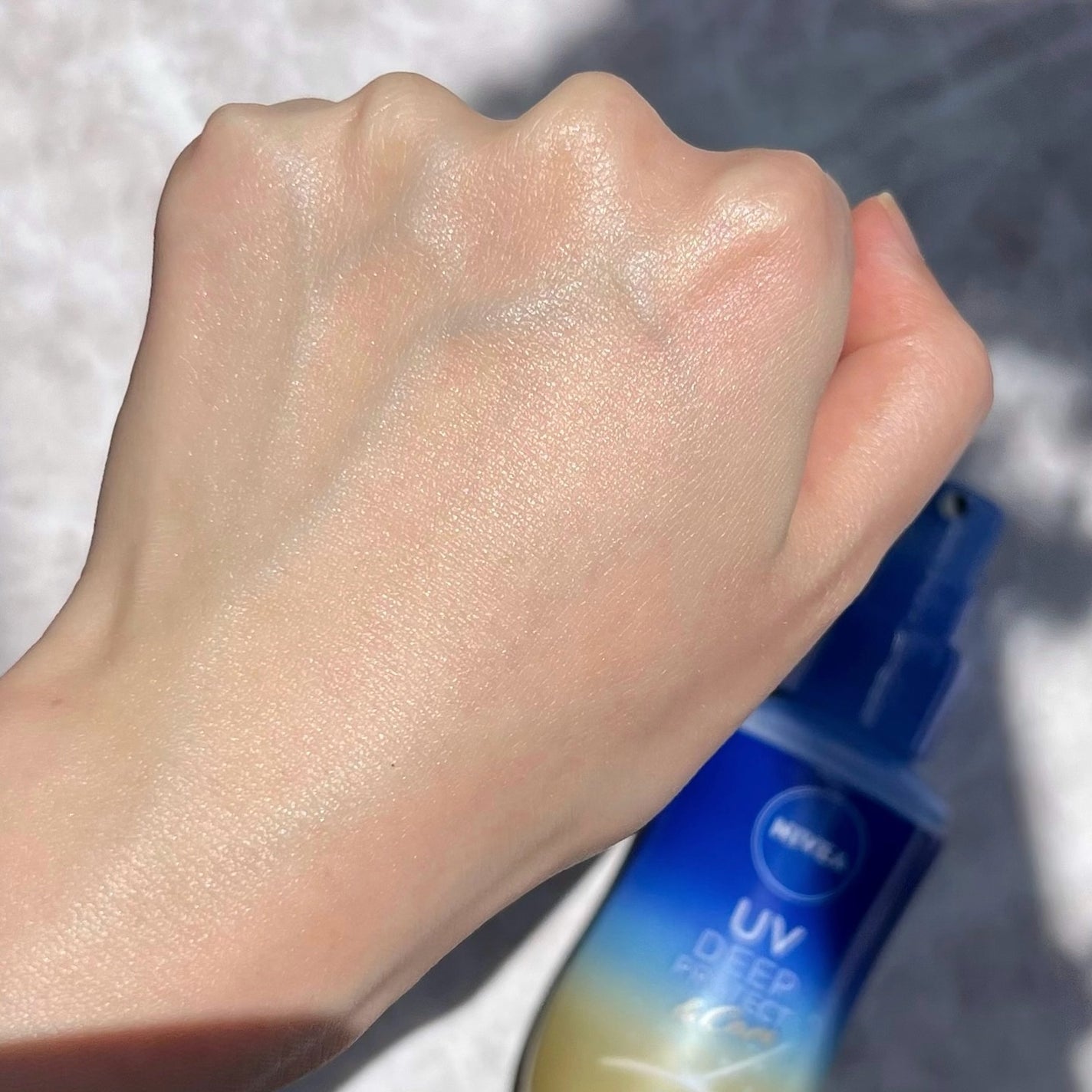 ニベアUV ディーププロテクト&ケア ミルクミスト/ニベア/日焼け止めミスト・スプレーを使ったクチコミ(4枚目)