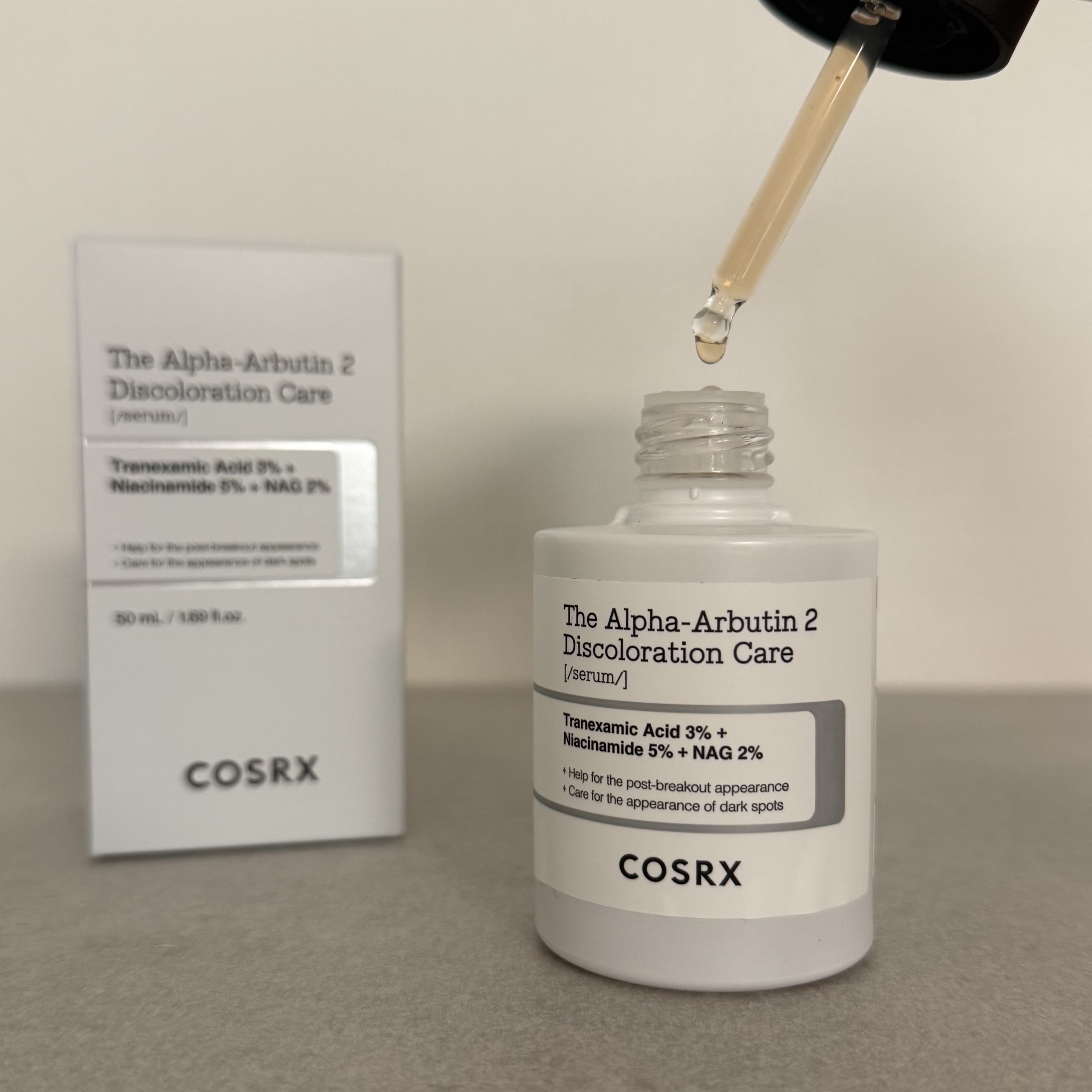 RXザ・アルファアルブチン2 ニキビ跡ケアセラム/COSRX/美容液を使ったクチコミ（2枚目）