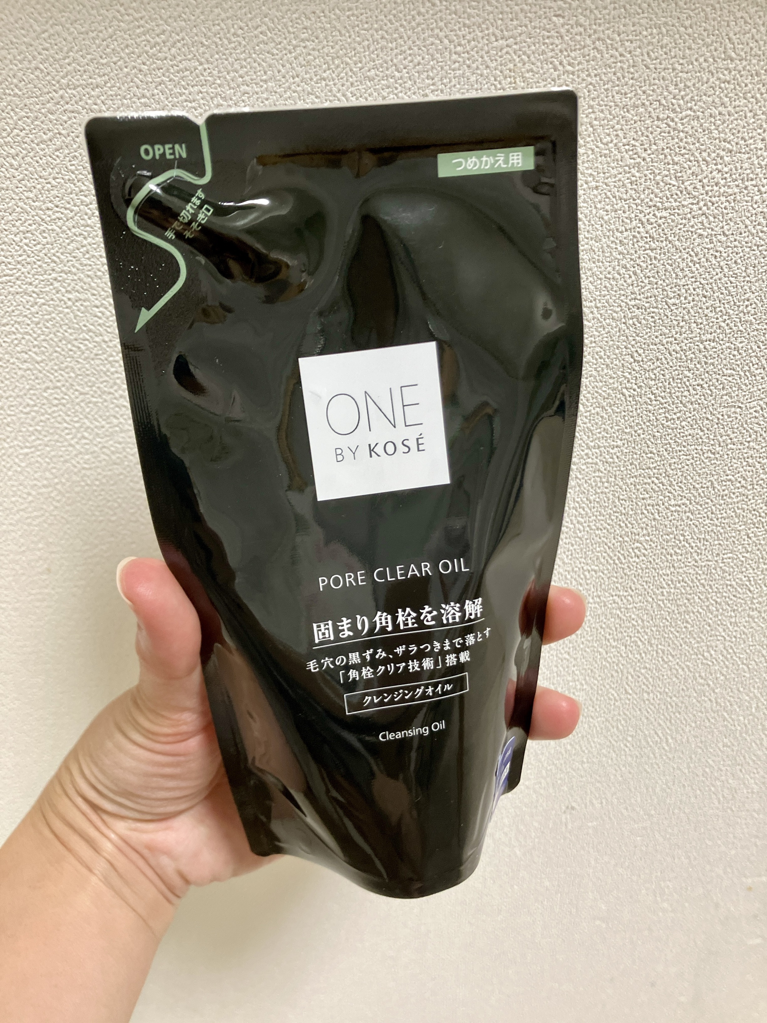 ポアクリア オイル つめかえ用 160ml/ONE BY KOSE/オイルクレンジングを使ったクチコミ（1枚目）
