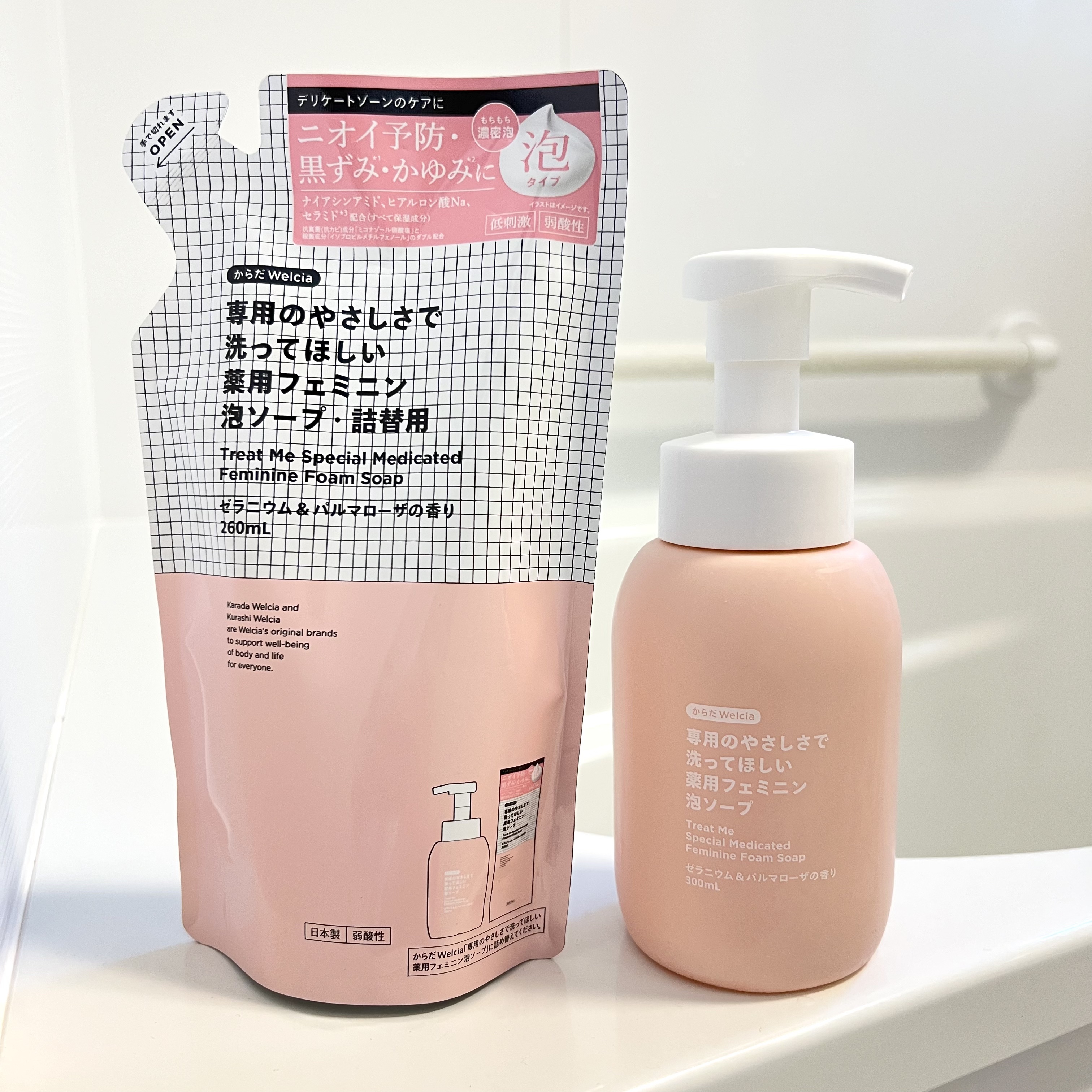 専用のやさしさで洗ってほしい薬用フェミニン泡ソープ/からだWelcia・くらしWelcia/デリケートゾーンケアを使ったクチコミ（1枚目）