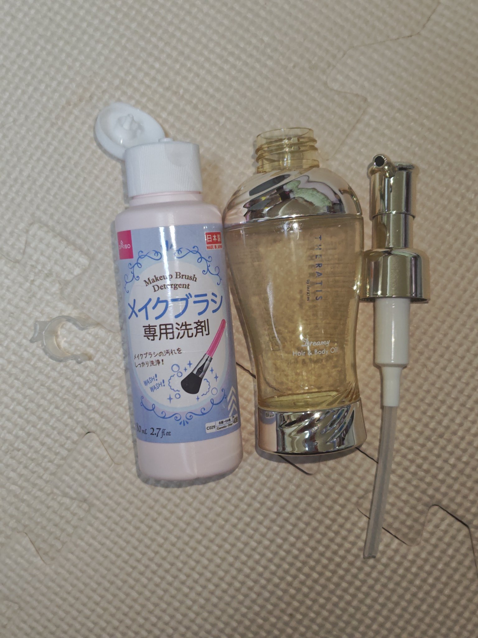 メイクブラシ専用洗剤/DAISO/その他化粧小物を使ったクチコミ（1枚目）