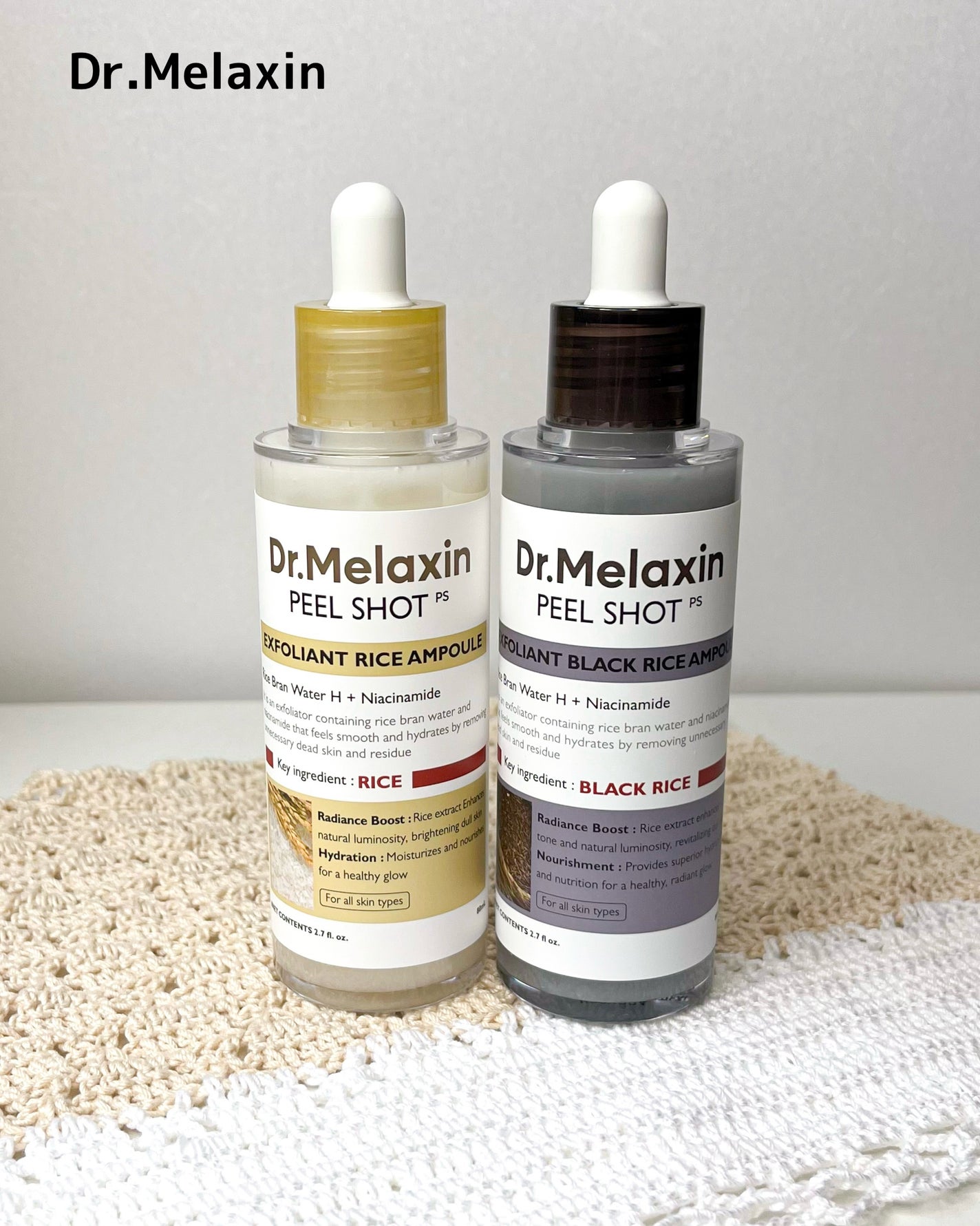 白米ピールショットゴマージュアンプル/Dr.Melaxin/美容液を使ったクチコミ(6枚目)