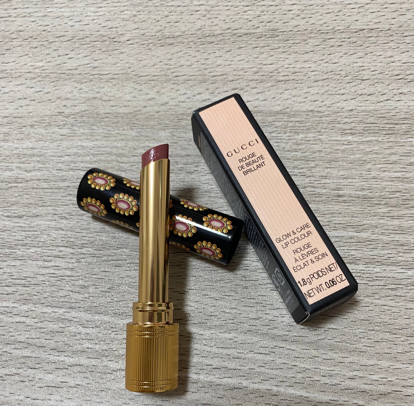 グッチ ルージュ ドゥ ボーテ ブリアン/GUCCI beauty/口紅を使ったクチコミ(2枚目)