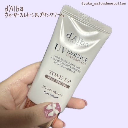 ウォータフルトーンアップサンクリーム/ダルバ/日焼け止めクリームを使ったクチコミ(1枚目)