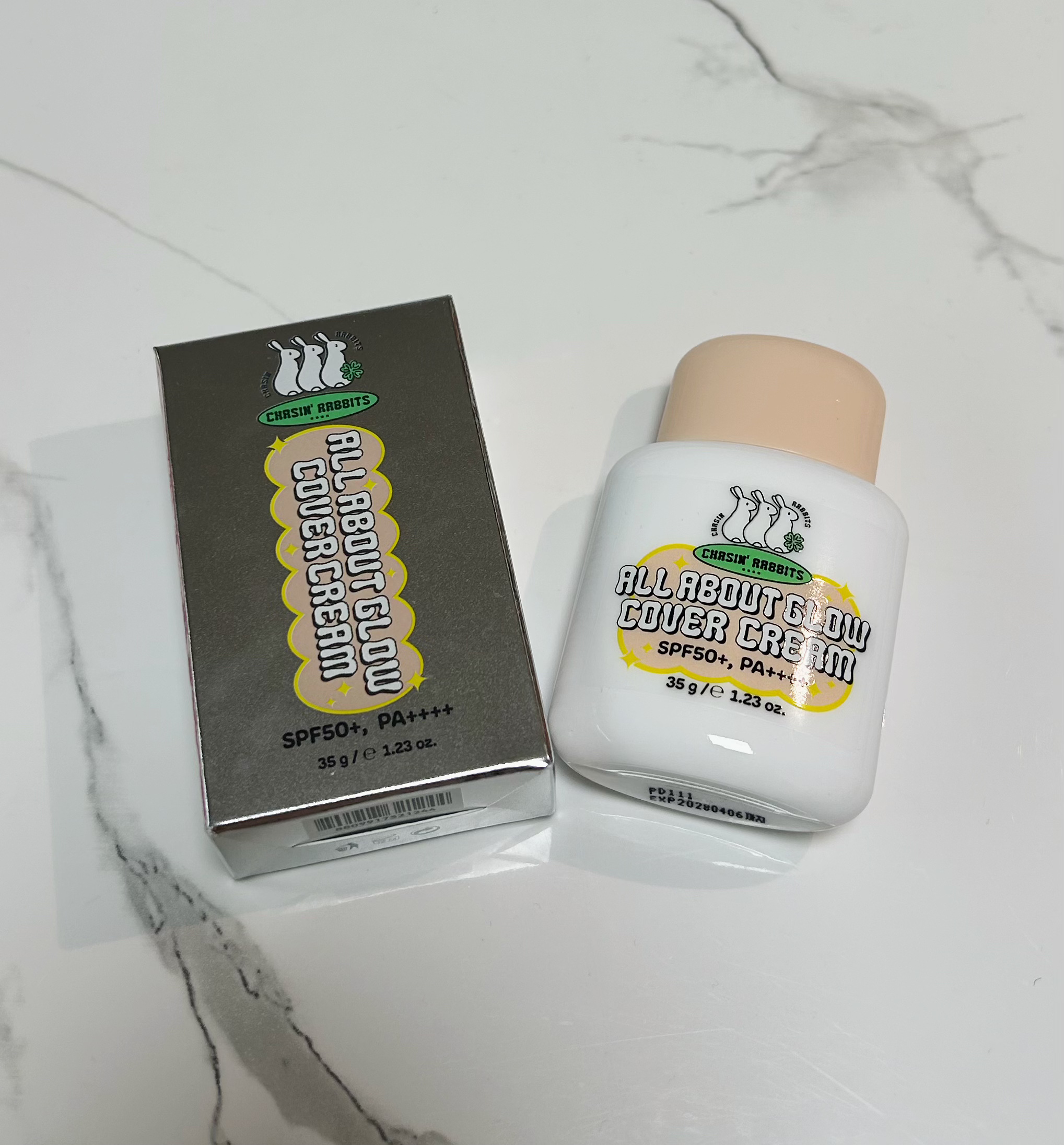 オールアバウトグロウカバークリーム/CHASIN'RABBITS/日焼け止めクリームを使ったクチコミ（1枚目）