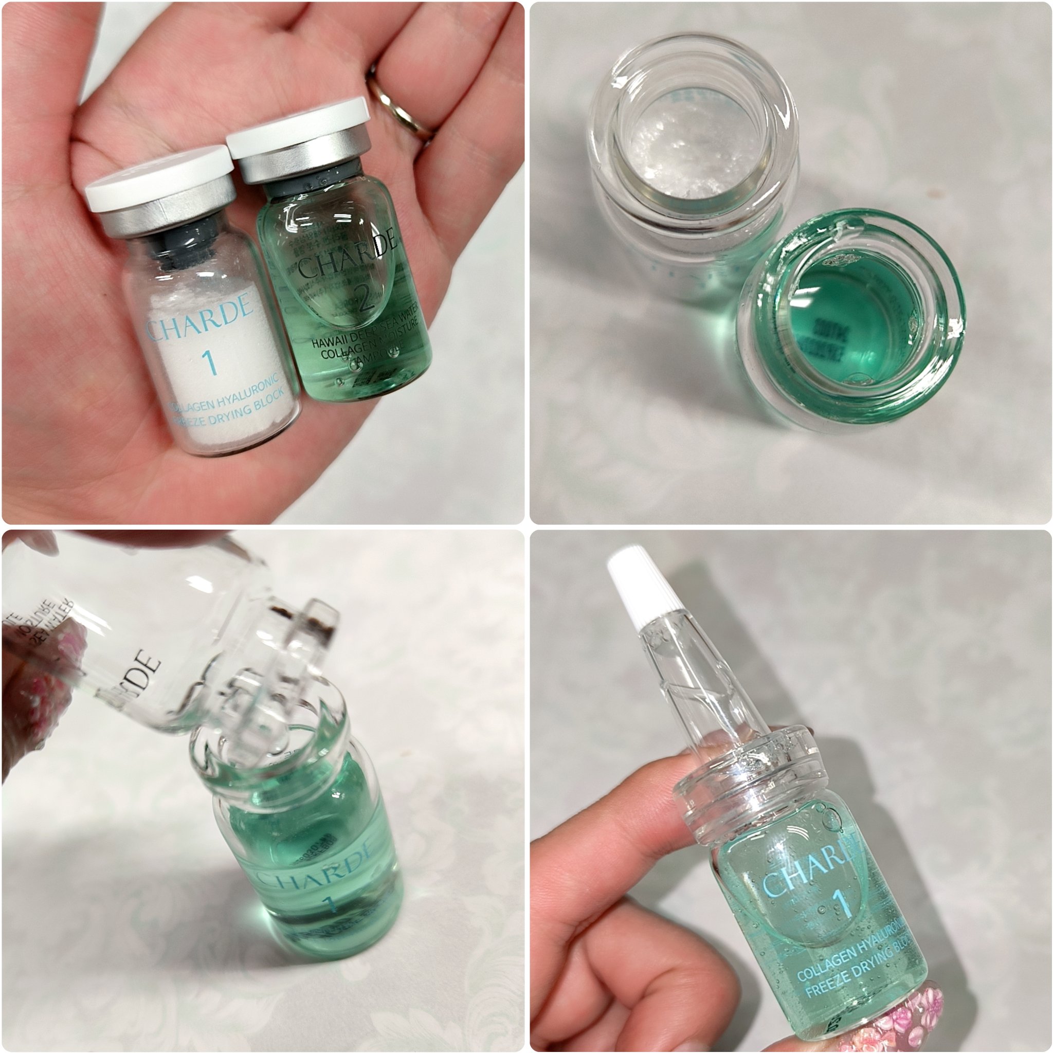 クラウドアンプル 1week キット/CHARDE/美容液を使ったクチコミ（3枚目）