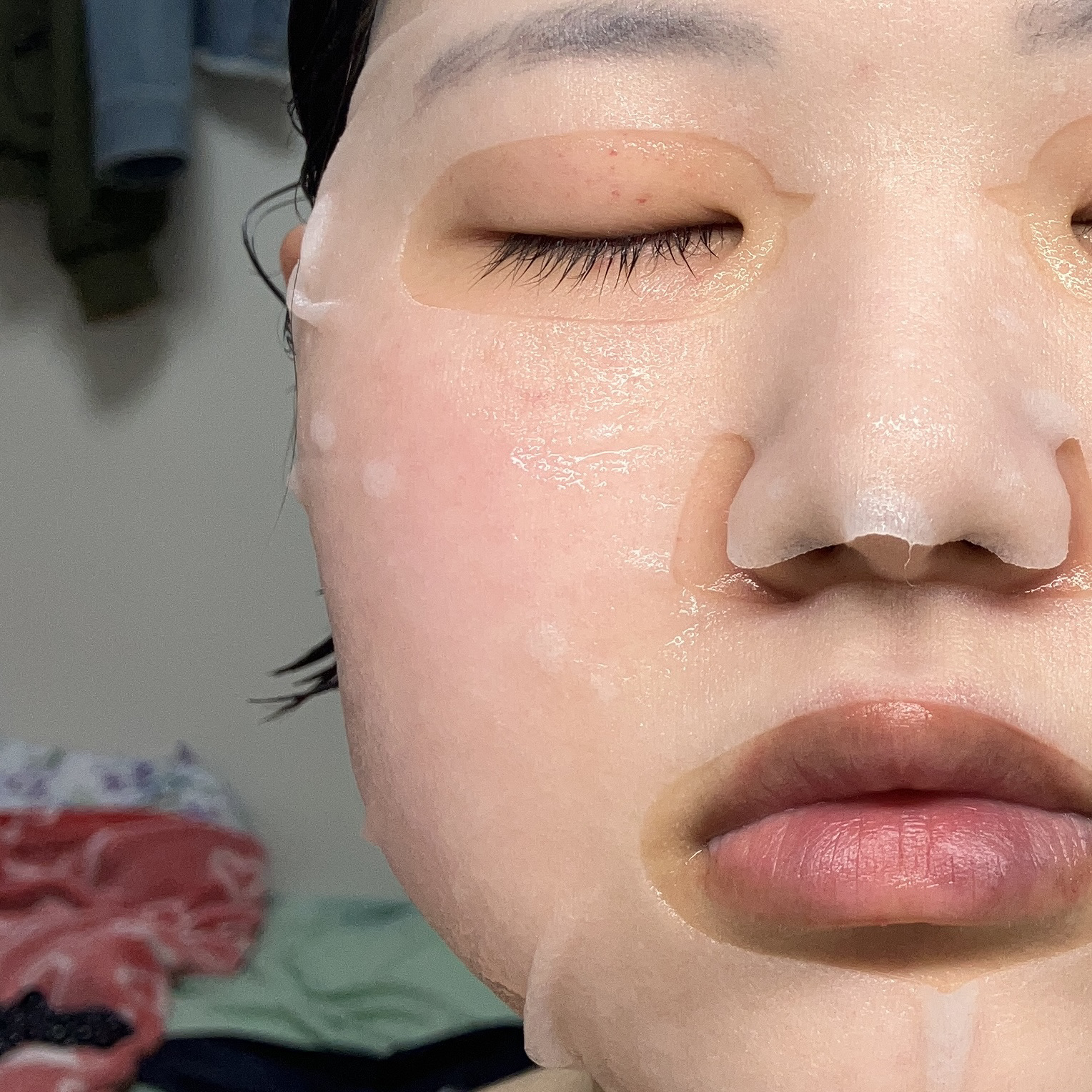 PHセンシティブマスクスージング＆モイスト/SAM'U/シートマスク・パックを使ったクチコミ（3枚目）