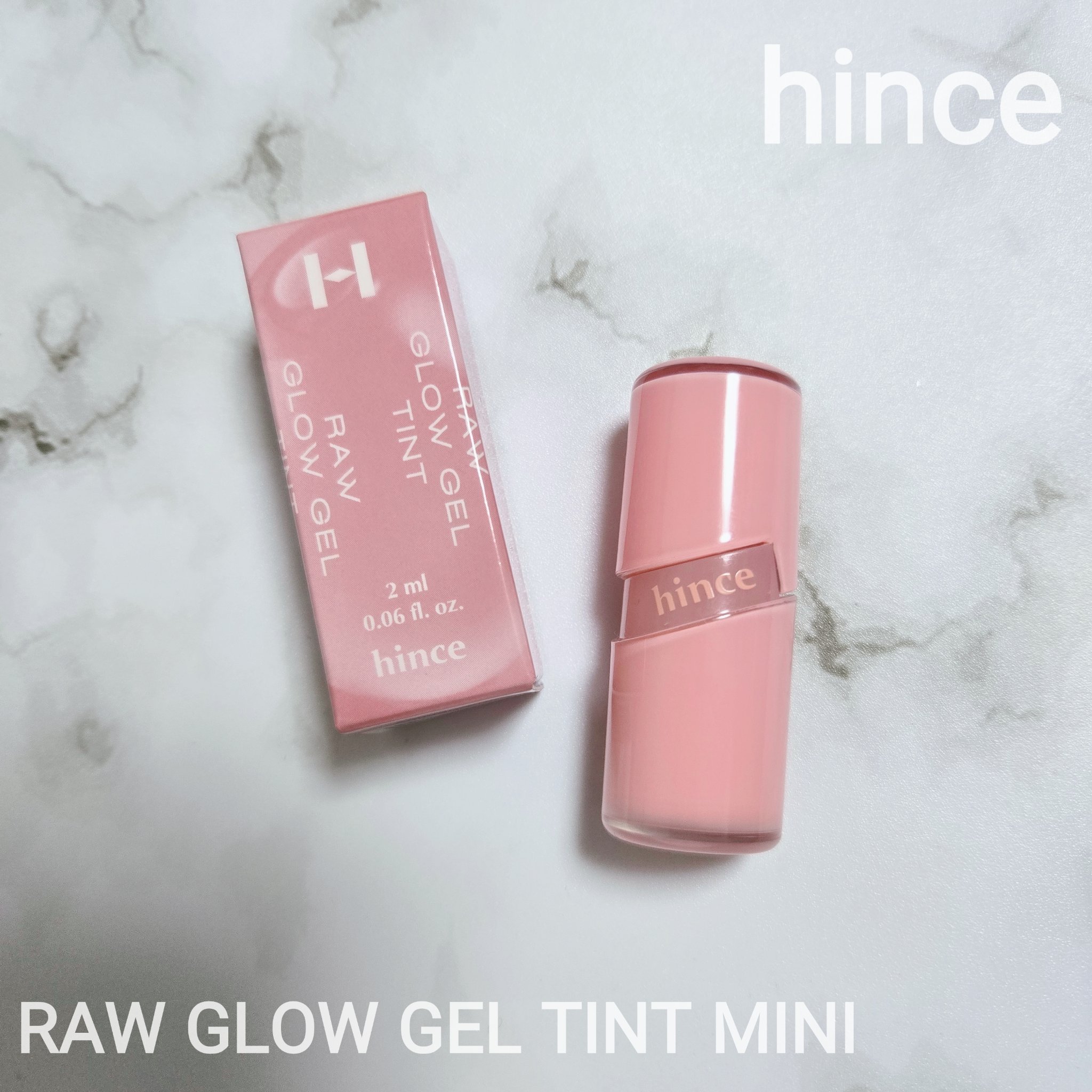ロウグロウジェルティント R017 ロウ・ピーチ（ミニ）/hince/リップティントを使ったクチコミ（1枚目）