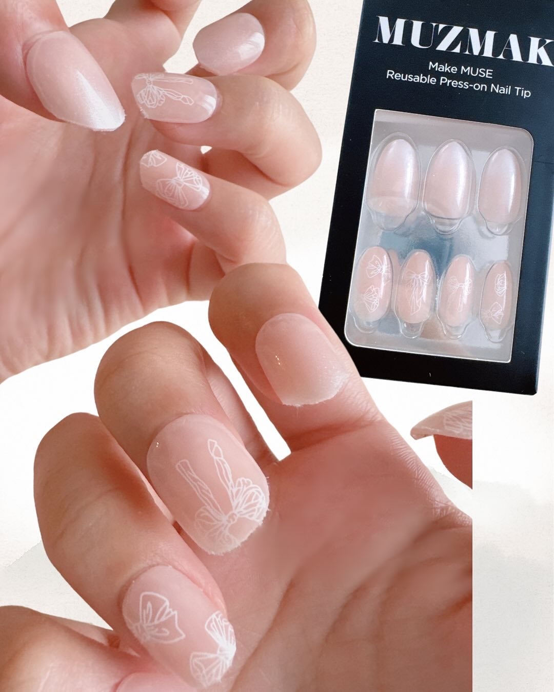 TPUネイルチップ(shape:Almond)/Muzmak/ネイルチップ・パーツを使ったクチコミ(5枚目)