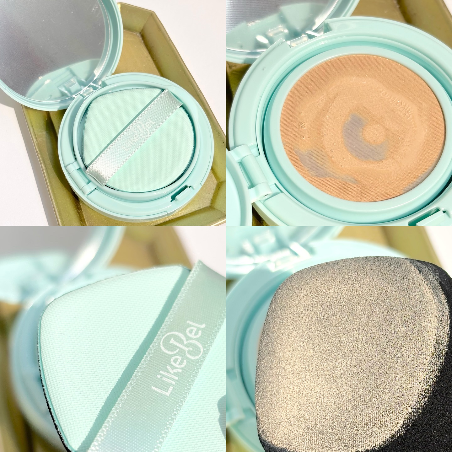 Glow me mesh cushion /Likebel/クッションファンデーションを使ったクチコミ（3枚目）