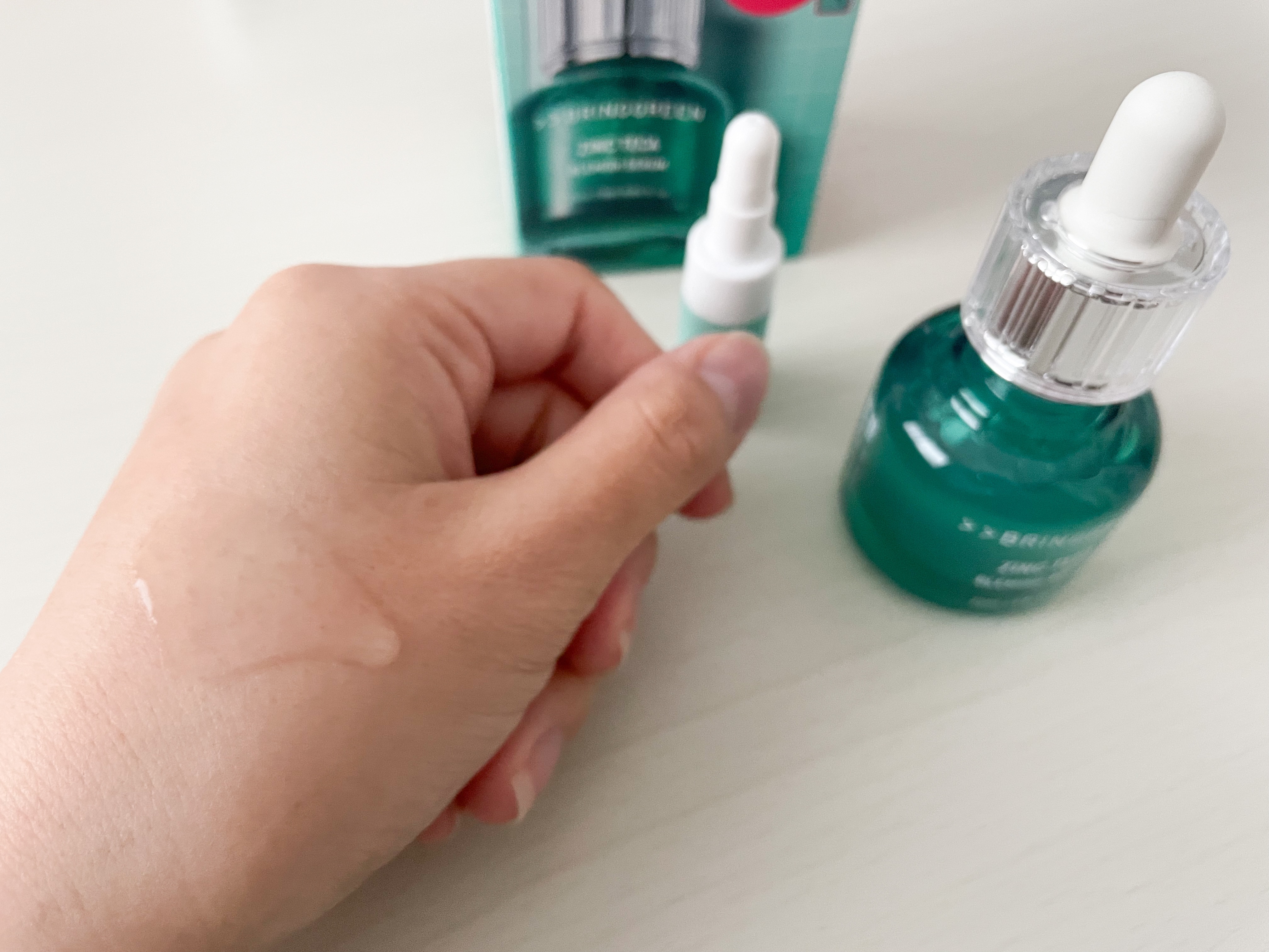 ジンクテカBセラムセット/BRING GREEN/スキンケアキットを使ったクチコミ（2枚目）