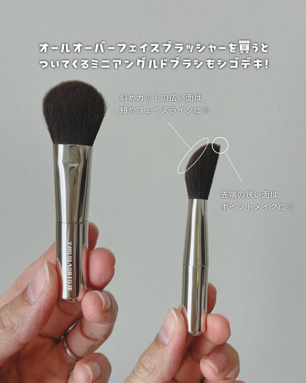 オールオーバーフェイスブラッシュ/TWO SLASH FOUR/パウダーチークを使ったクチコミ(5枚目)