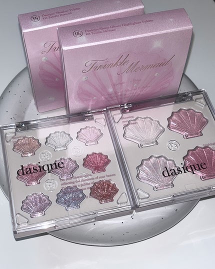 シャイングロイハイライターパレット/dasique/クリームハイライトを使ったクチコミ(2枚目)