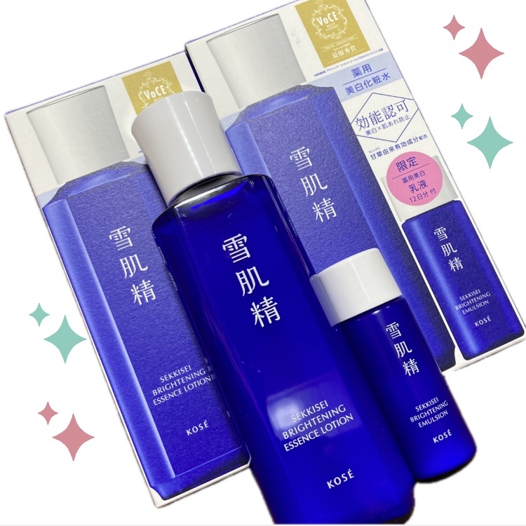 薬用雪肌精 ブライトニング エッセンス ローション キット(200ml+24ml)(限定)/雪肌精/化粧水を使ったクチコミ（1枚目）