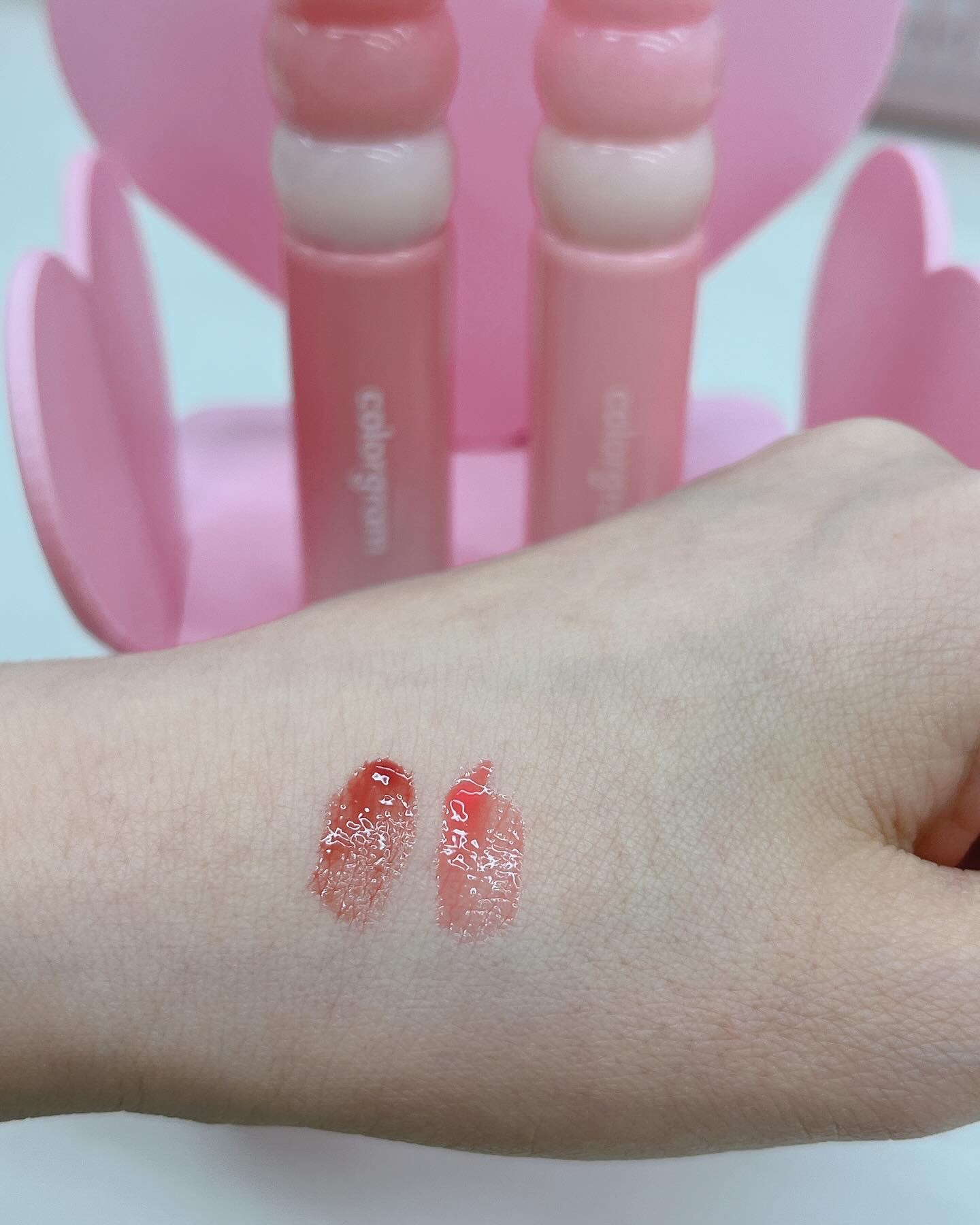 カラーグラム タンフルグラスティントミルク/Colorgram/リップティントを使ったクチコミ（2枚目）