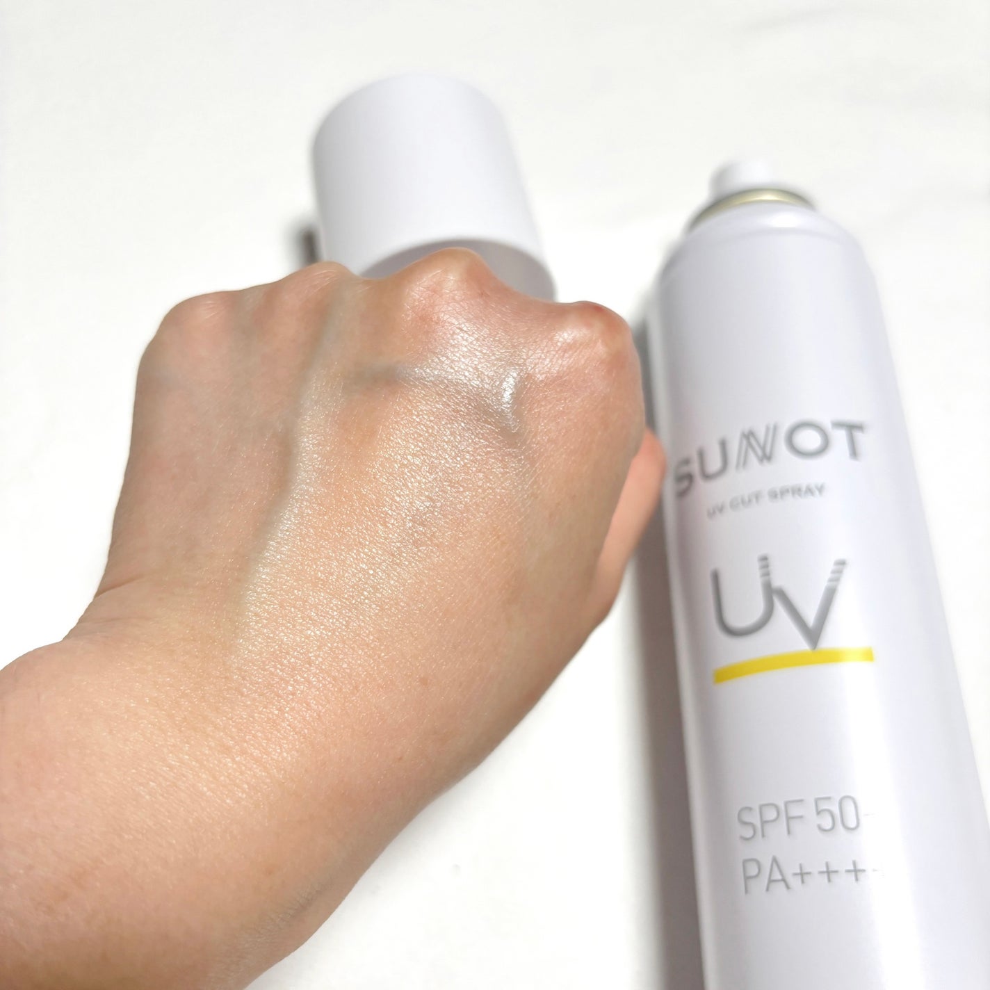 サンノット UVカットスプレー/MUNOAGE(ミューノアージュ)/日焼け止めミスト・スプレーを使ったクチコミ(2枚目)