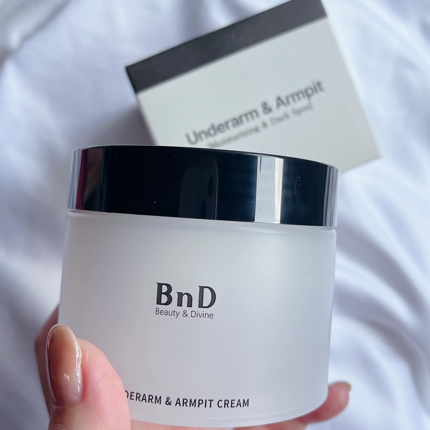BnDアンダーアームクリーム(ボディクリーム)/BnD/デリケートゾーンケアを使ったクチコミ（1枚目）
