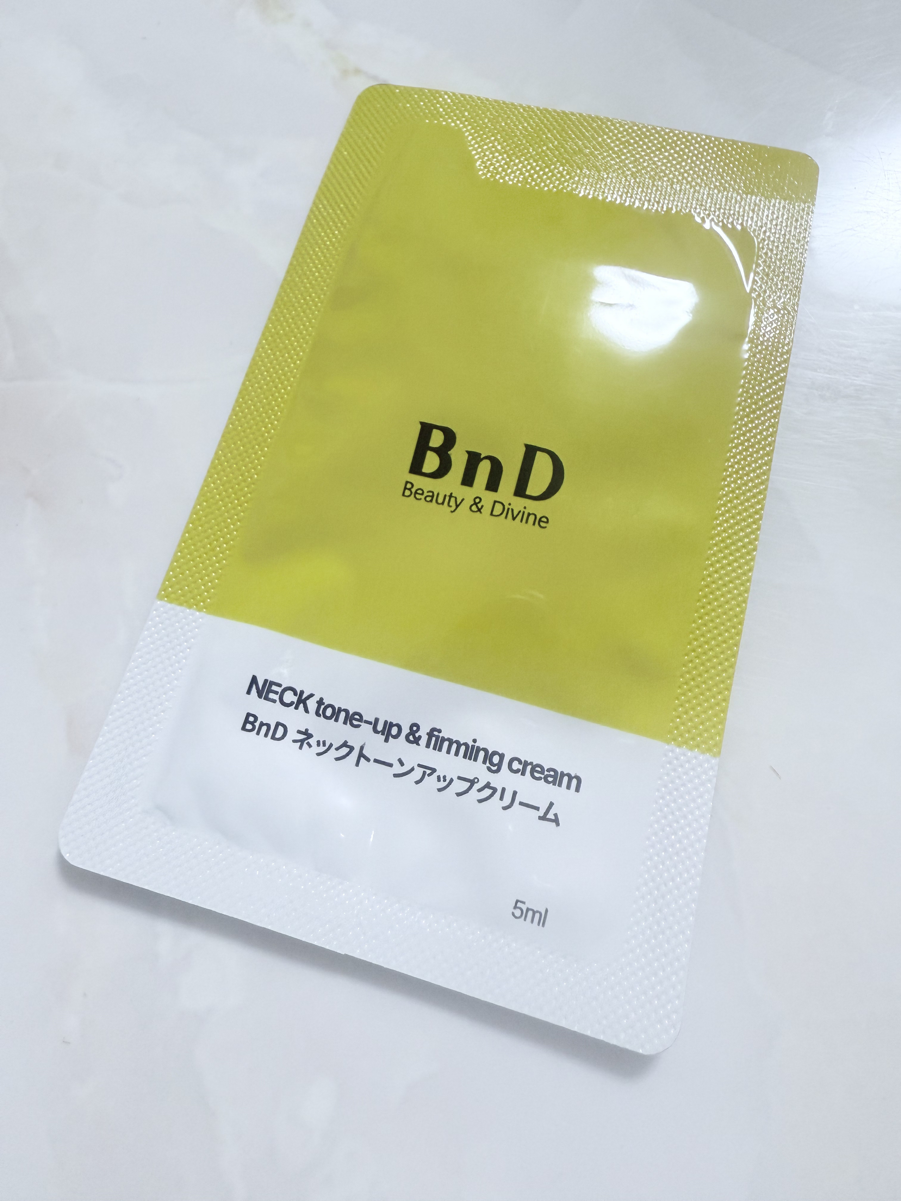 BnD ネックアイロン トーンアップ クリーム/BnD/ネック・デコルテケアを使ったクチコミ（1枚目）