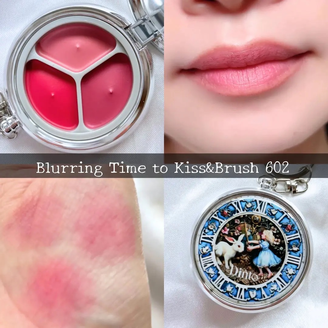 グローイングタイムトゥーキスアンドブラッシュ/Dinto/口紅を使ったクチコミ（2枚目）