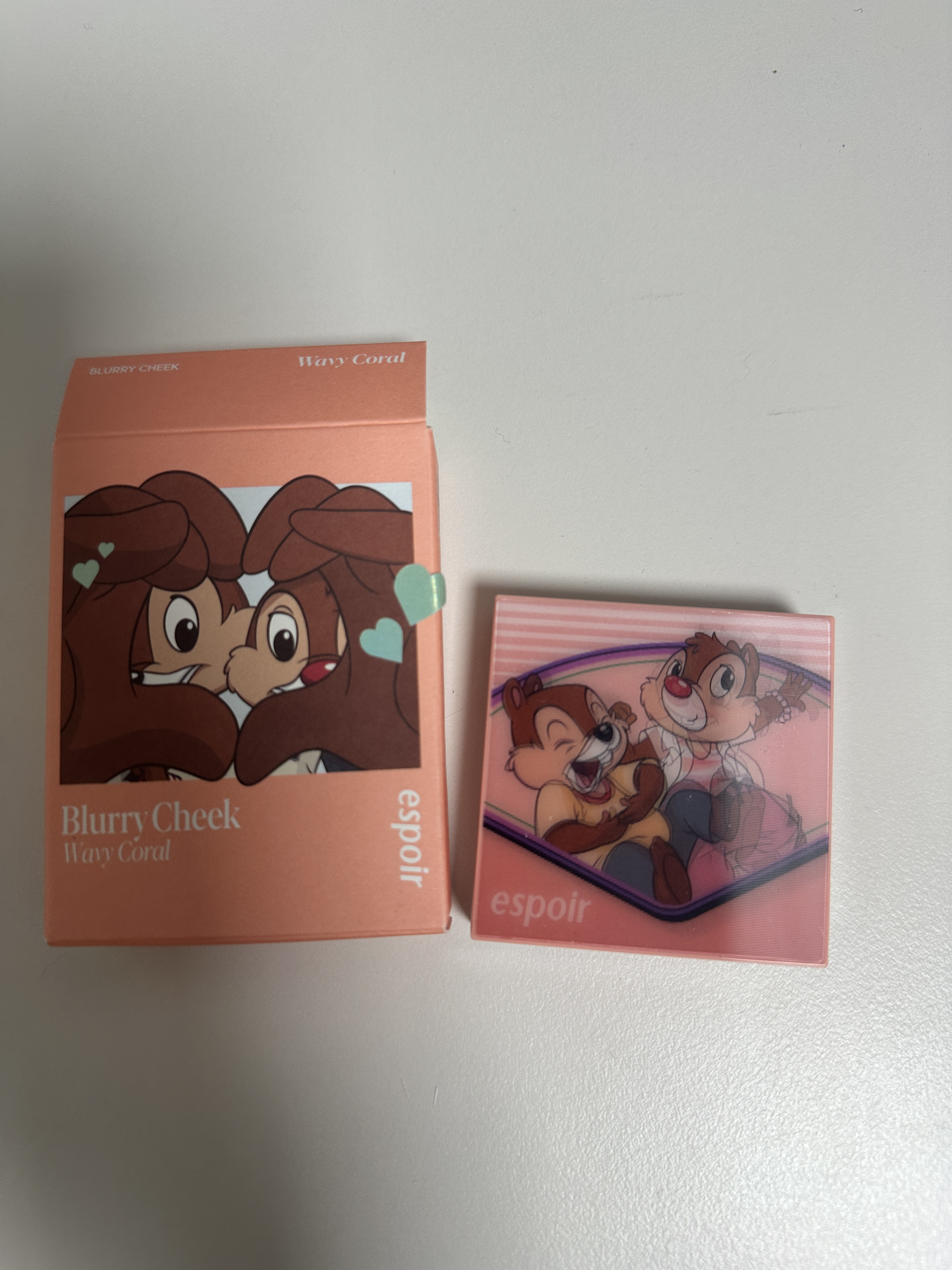 ブラリーチーク(ディズニーエディション)/espoir/チークを使ったクチコミ（1枚目）