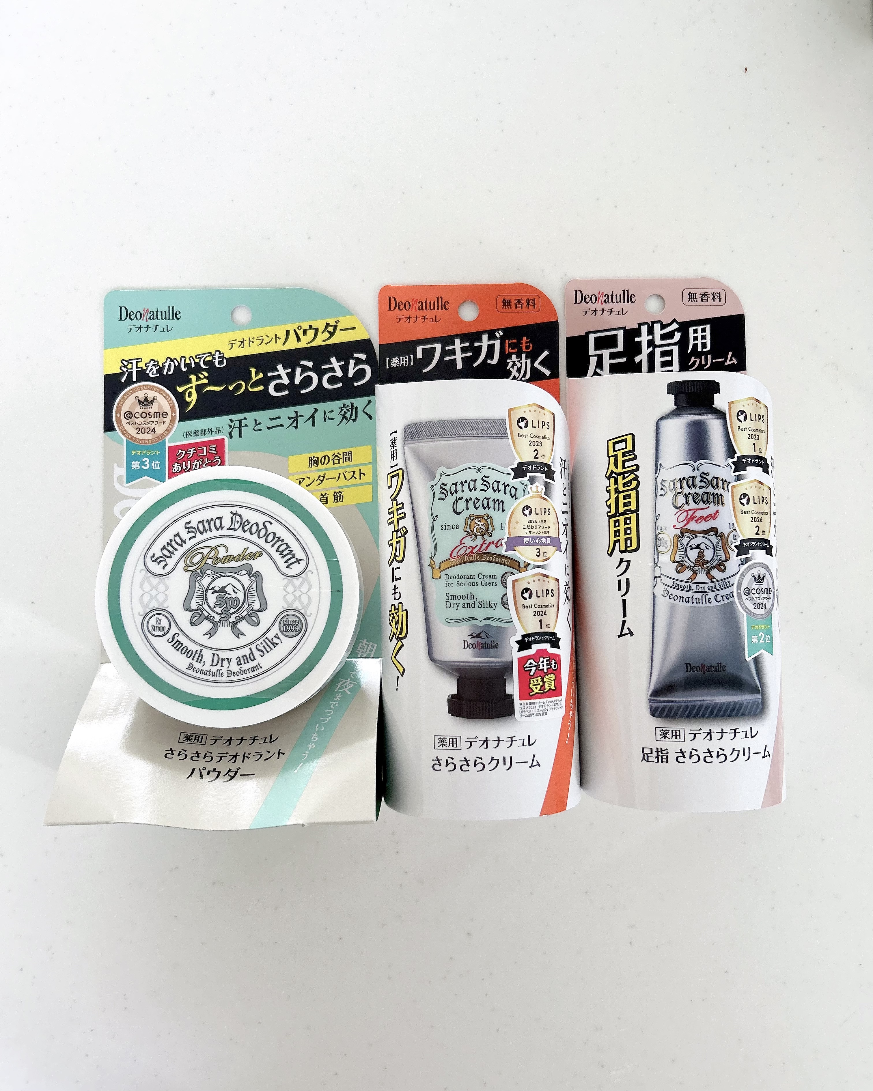 薬用さらさらデオドラントパウダー/デオナチュレ/デオドラント・制汗剤を使ったクチコミ（1枚目）