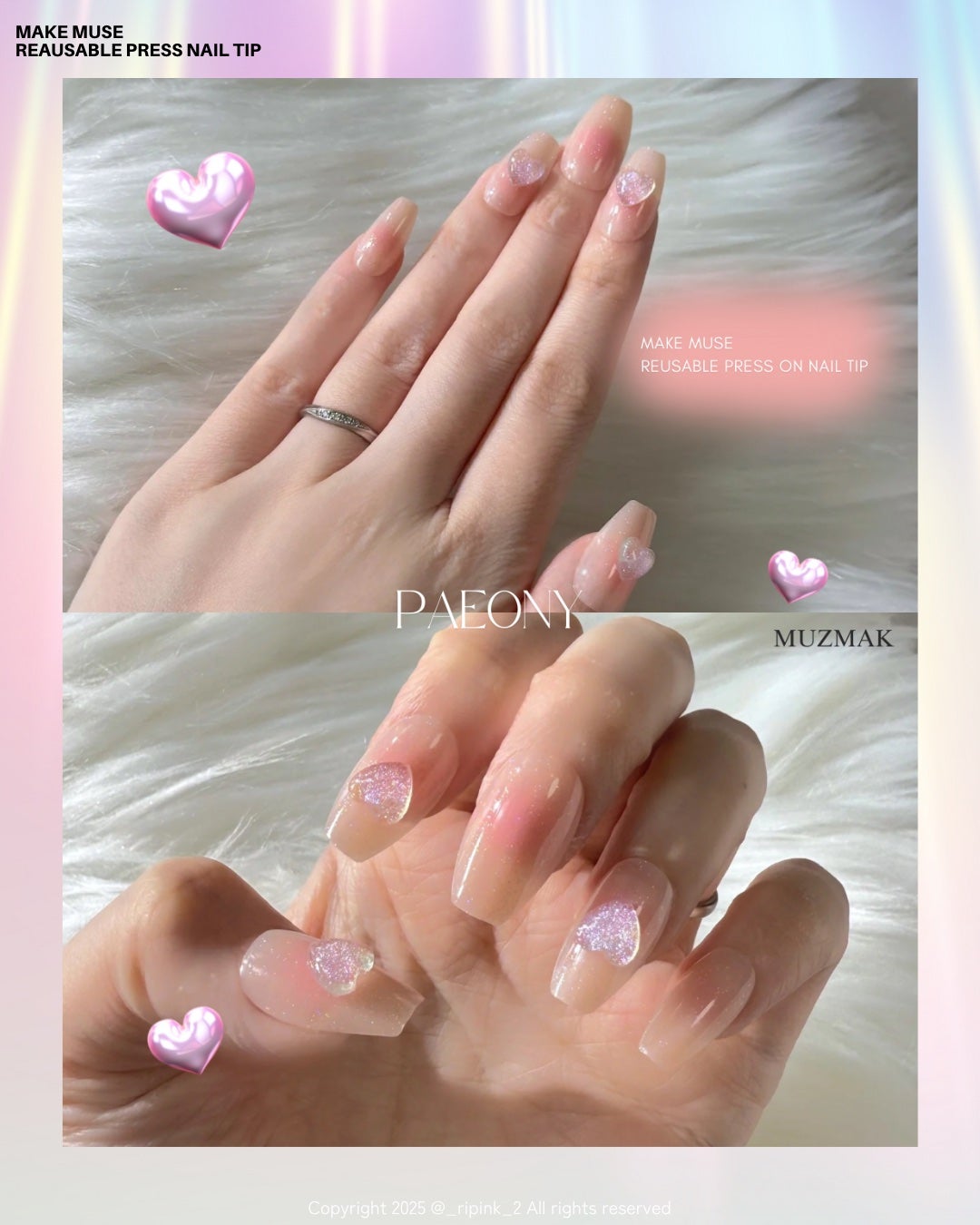 TPUネイルチップ(shape:Coffin)/Muzmak/ネイルチップ・パーツを使ったクチコミ(5枚目)