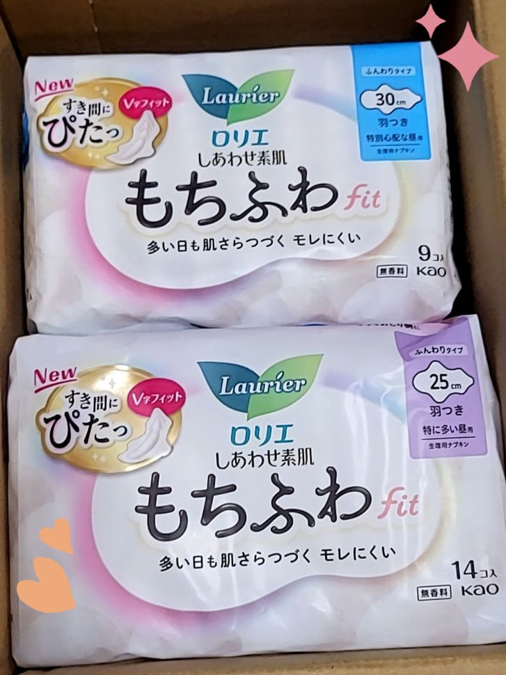 ロリエ もちふわ fit 25cm 羽つき 14コ入 (医薬部外品 )/ロリエ/ナプキンを使ったクチコミ（1枚目）