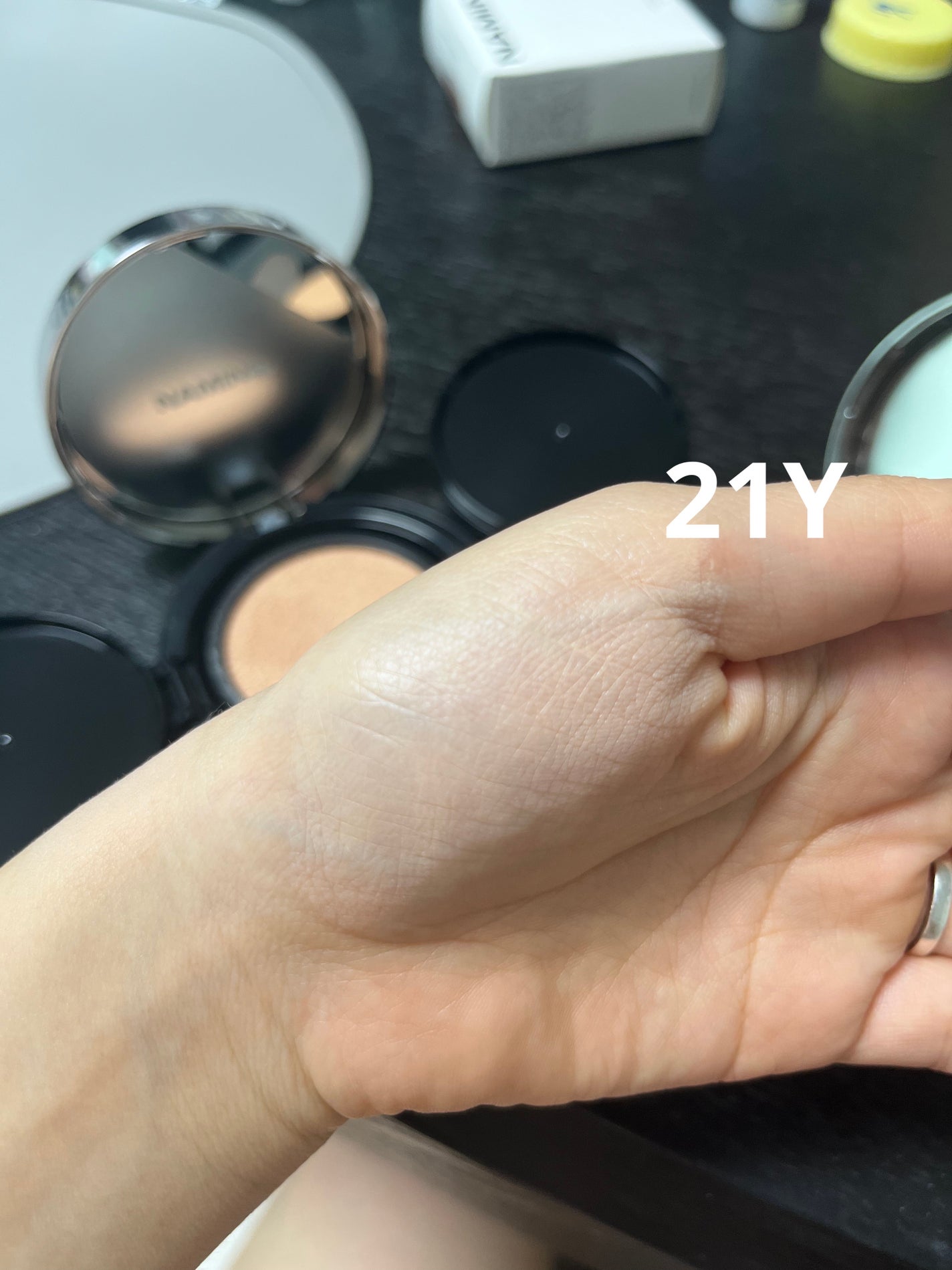 ネーミング レイヤード フィットクッション/NAMING./クッションファンデーションを使ったクチコミ(4枚目)