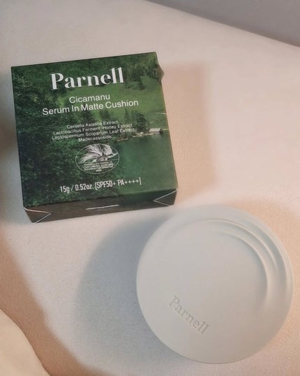 シカマヌ セラム イン マット クッション/parnell/クッションファンデーションを使ったクチコミ(4枚目)