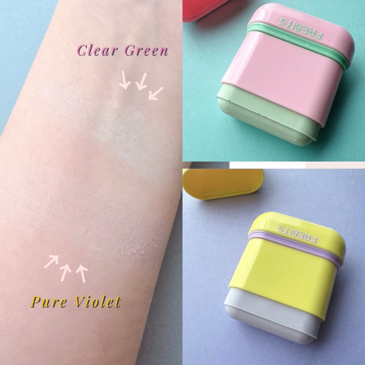 Air Fit Sun Finishing Stick 01 Pure Violet/frebits/日焼け止めスティックを使ったクチコミ(4枚目)