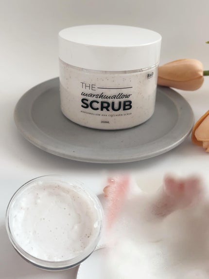 BnD マシュマロ コラーゲン AHA スクラブ /BnD/ボディスクラブを使ったクチコミ(5枚目)