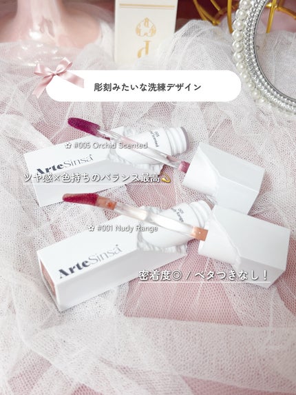 ビルダブルデューイフィットティント/ArteSinsa/リップティントを使ったクチコミ(2枚目)