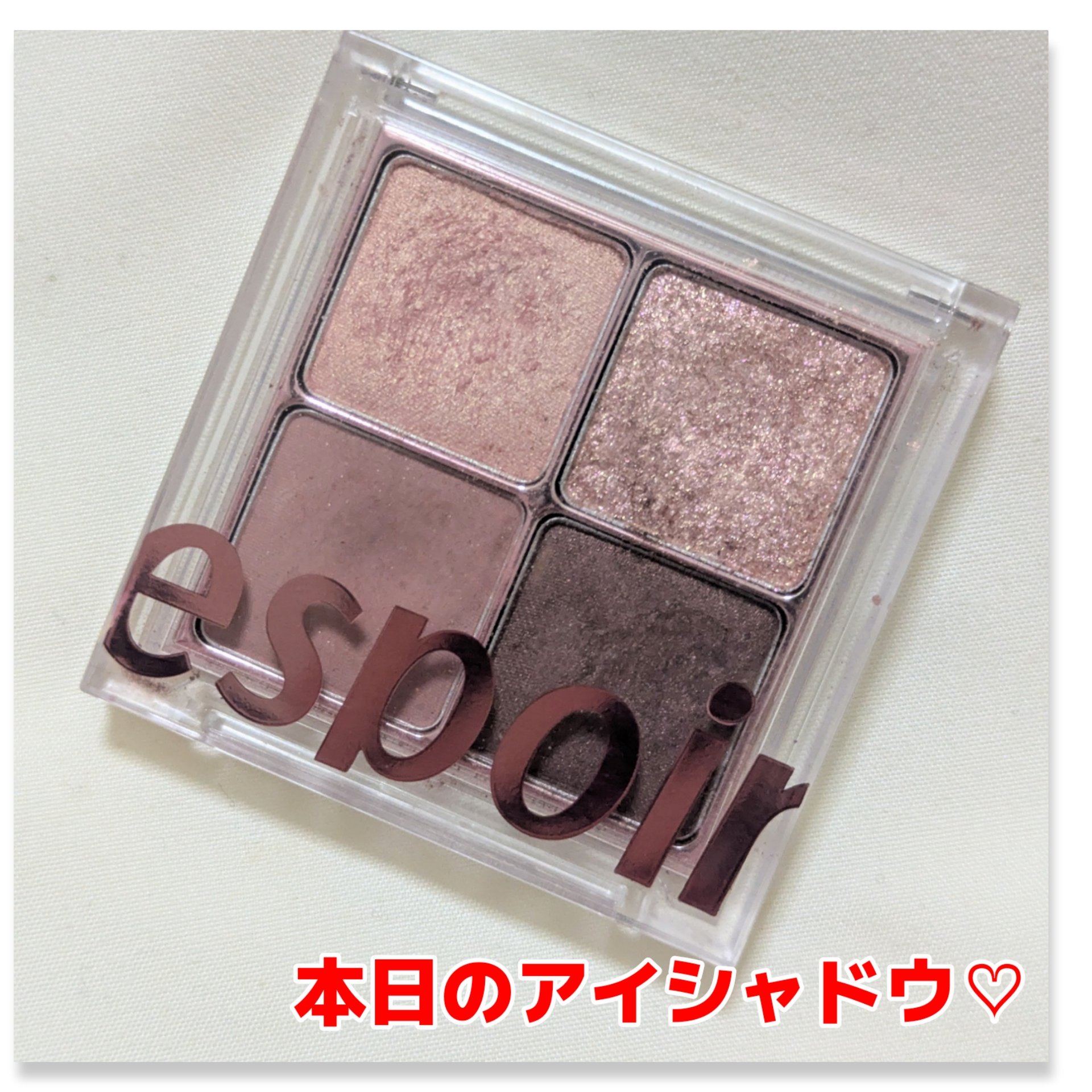 リアルアイハンディパレット/espoir/アイシャドウパレットを使ったクチコミ（1枚目）