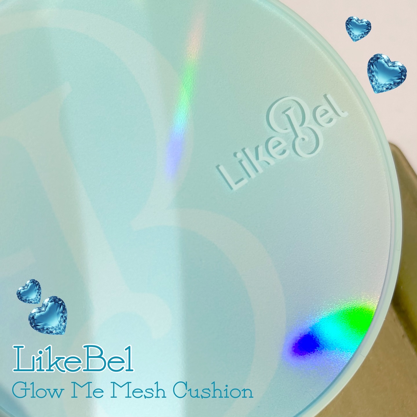 Glow me mesh cushion /Likebel/クッションファンデーションを使ったクチコミ（1枚目）