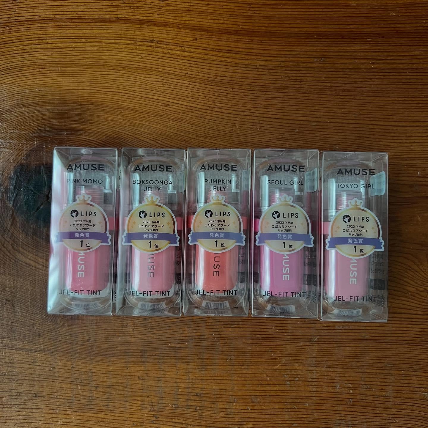 ジェルフィットティント/AMUSE/リップティントを使ったクチコミ（3枚目）