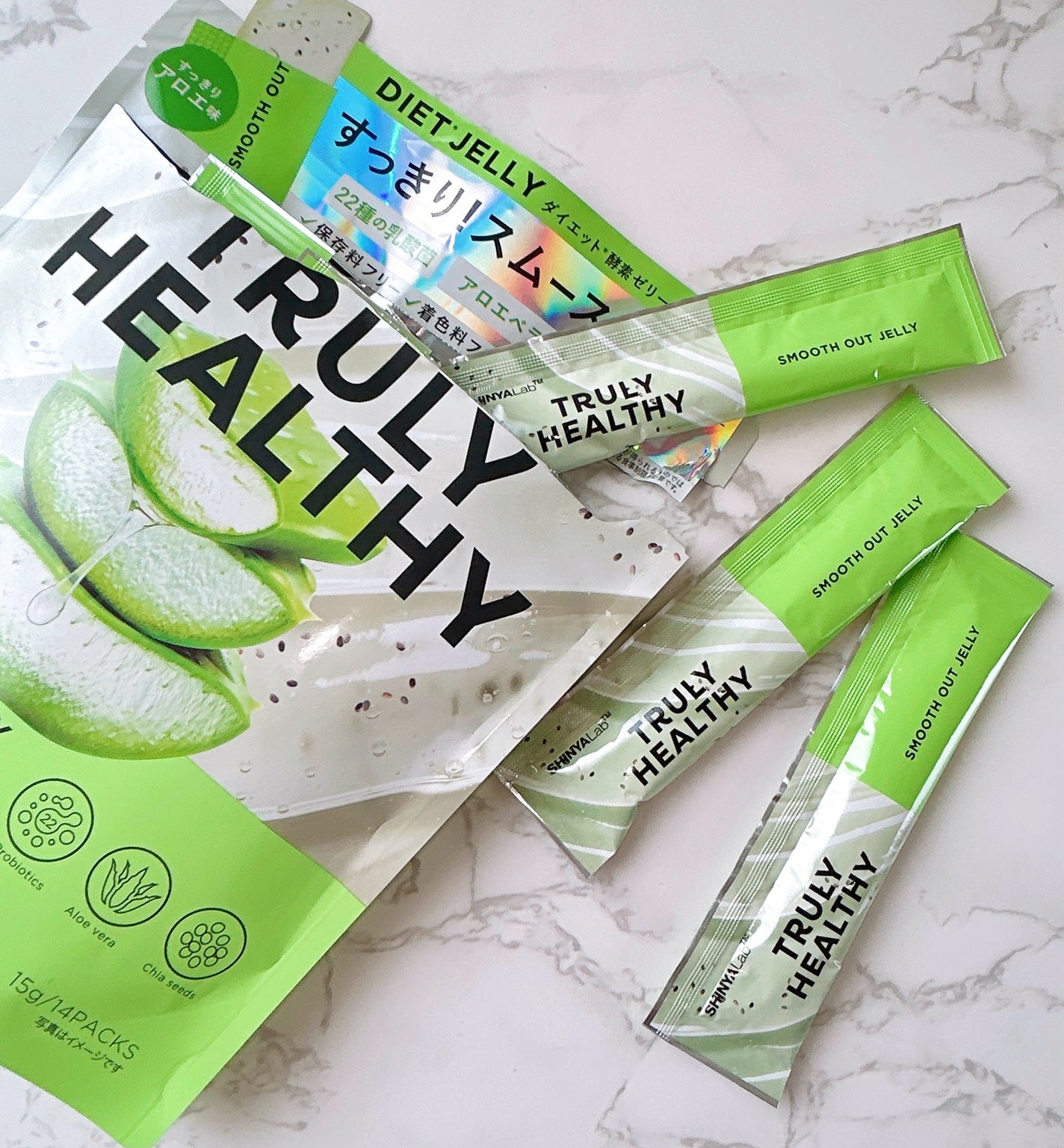 TRULY HEALTHY カットゼリー/新谷酵素/その他食品を使ったクチコミ(2枚目)