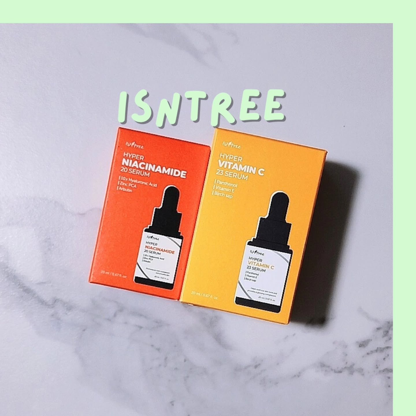 ハイパーナイアシンアミド20セラム/Isntree/美容液を使ったクチコミ（1枚目）