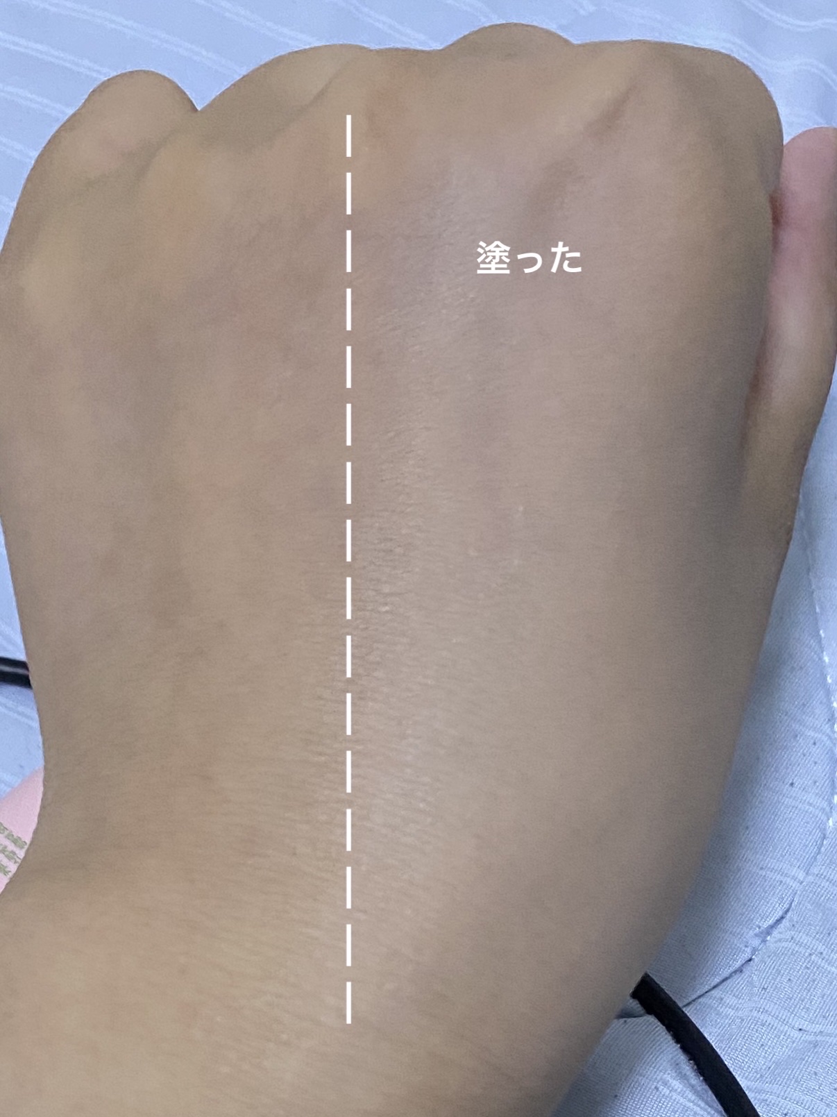 ファンデフリー サンクリーム モイスチャー/manyo/日焼け止めクリームを使ったクチコミ（3枚目）