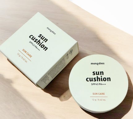 日焼け止めクッション SPF 43 PA+++/モンディエス/日焼け止めローションを使ったクチコミ(1枚目)