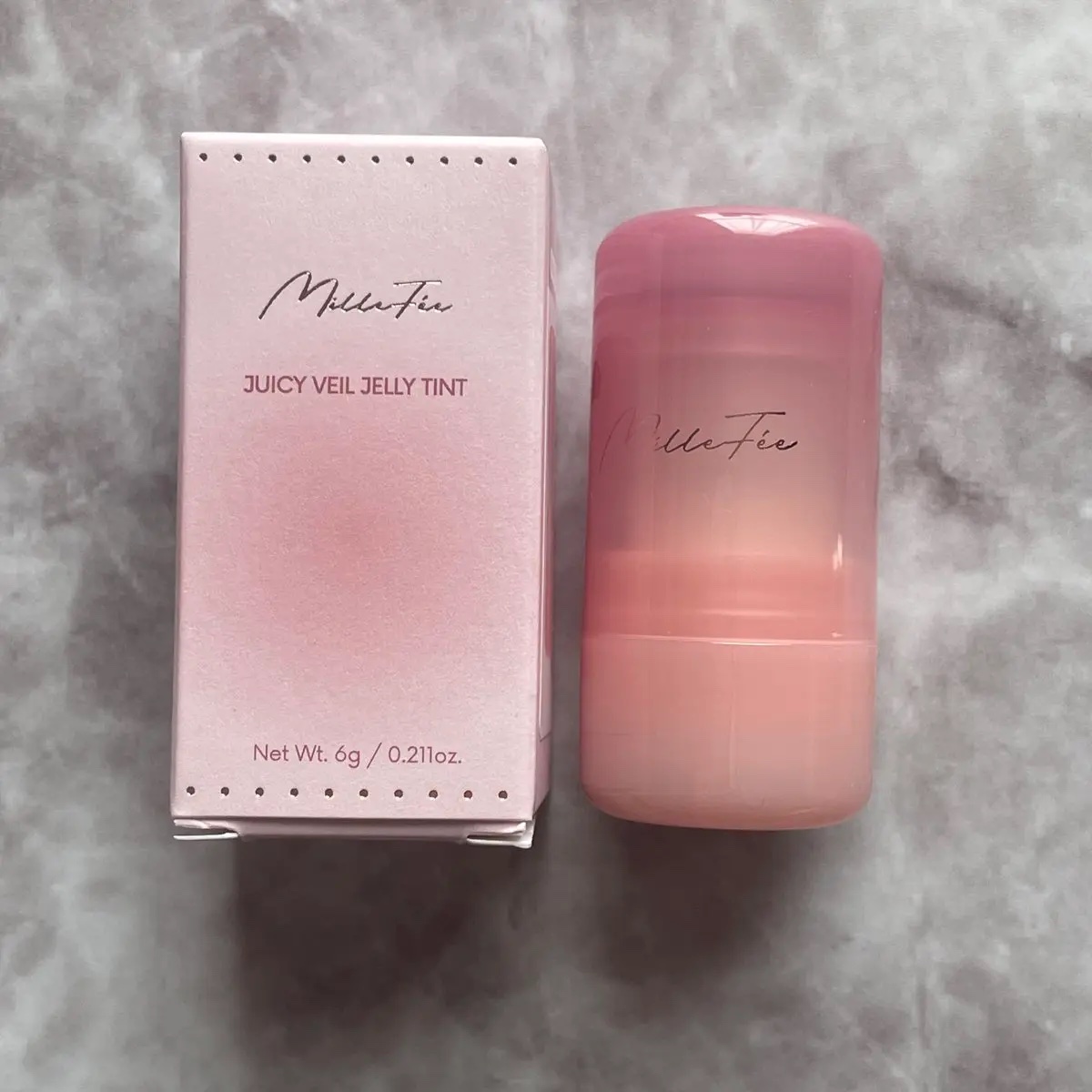 ジューシーヴェールジェリーティント/MilleFée/リップティントを使ったクチコミ（1枚目）