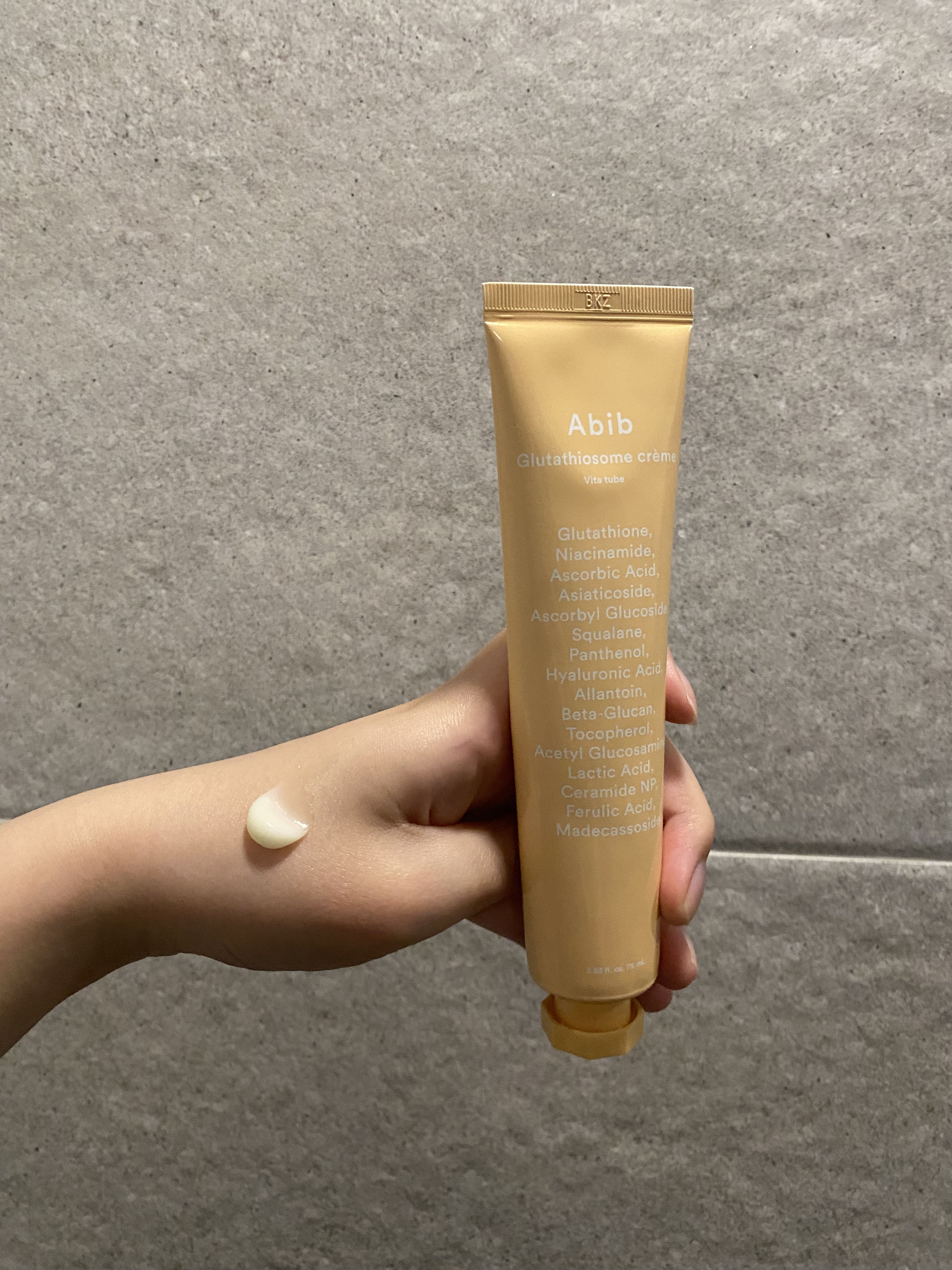 アビブ　グルタチオンソームクリームビタチューブ/Abib /フェイスクリームを使ったクチコミ（2枚目）