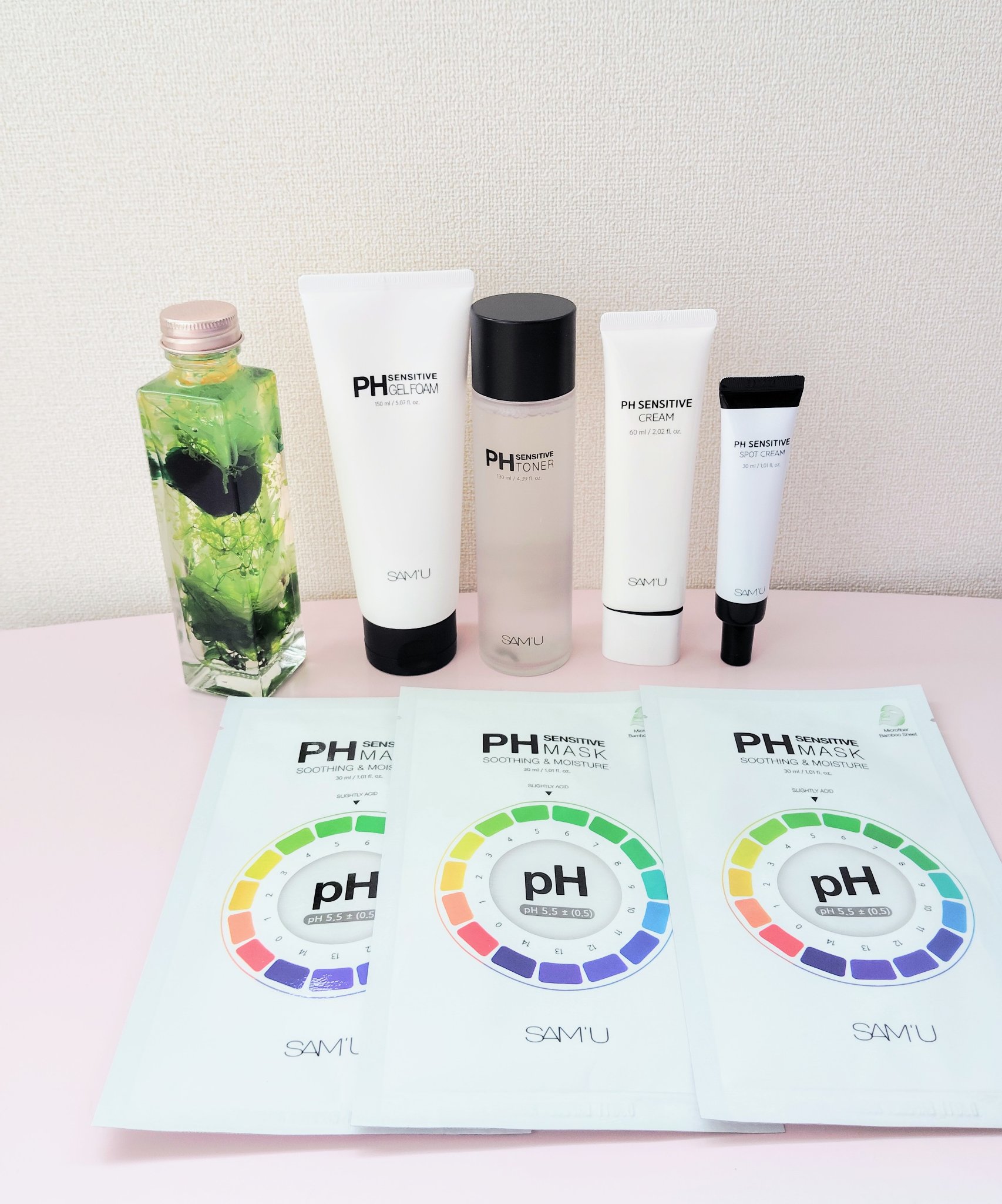 PHセンシティブマスクスージング＆モイスト/SAM'U/シートマスク・パックを使ったクチコミ（3枚目）